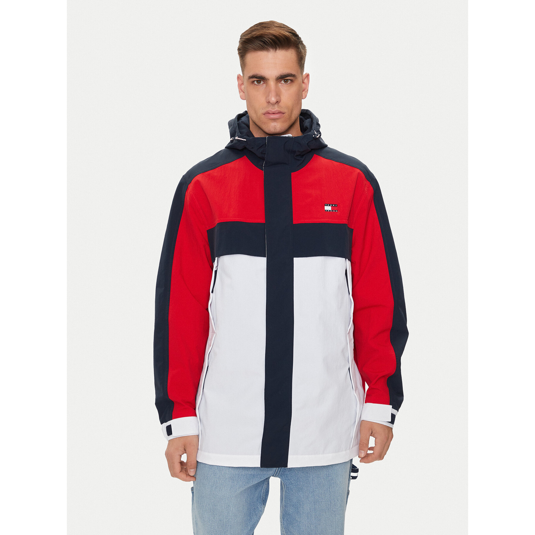 Tommy Jeans Parka Archive DM0DM19477 Czerwony Relaxed Fit