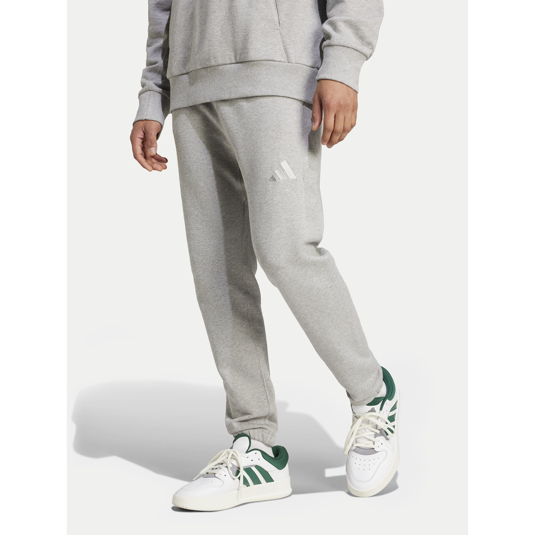 adidas Spodnie dresowe ALL SZN French Terry IY6558 Szary Loose Fit