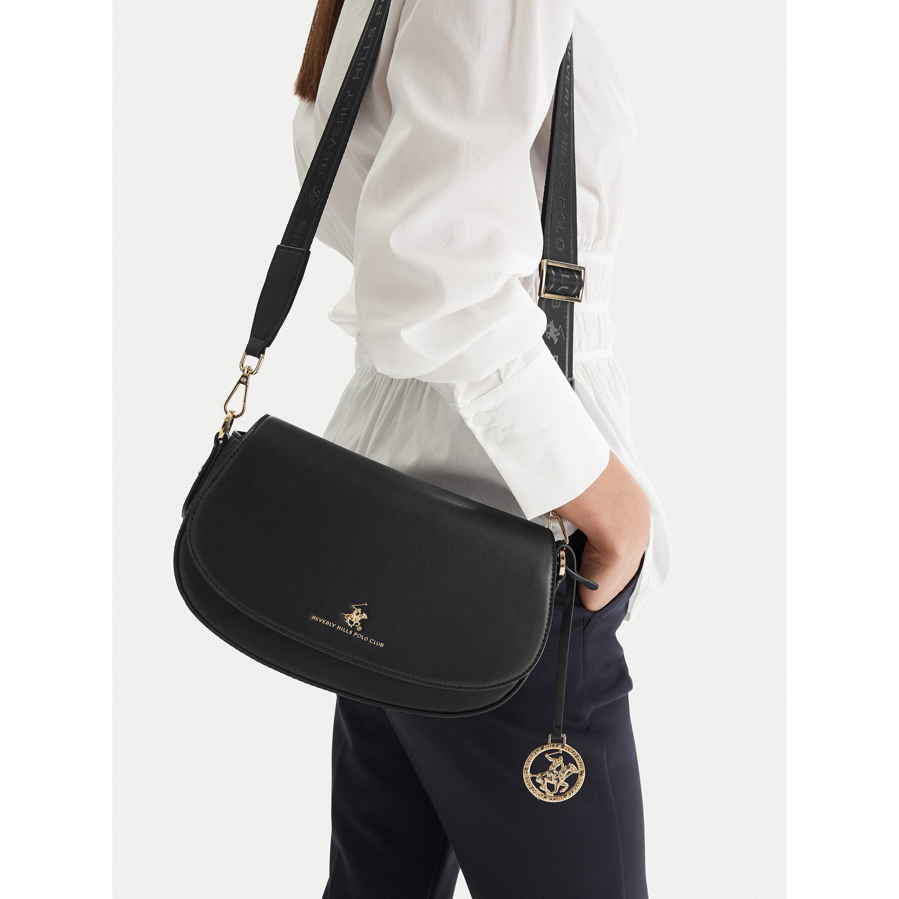 Beverly Hills Polo Club Torebka CEO-BHPC-S-001-07 Czarny