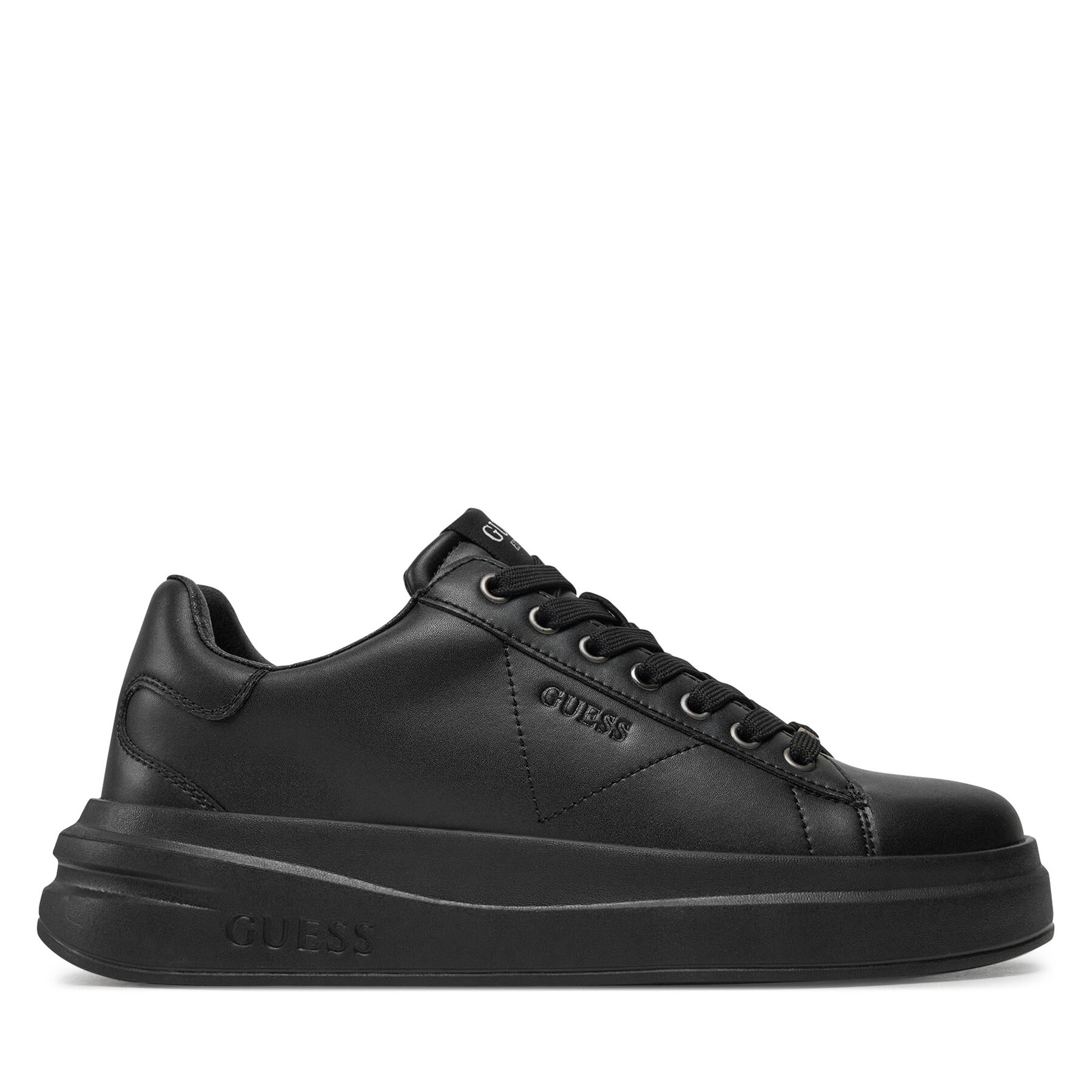 Guess Sneakersy Elbina FLFELB LEA12 Czarny
