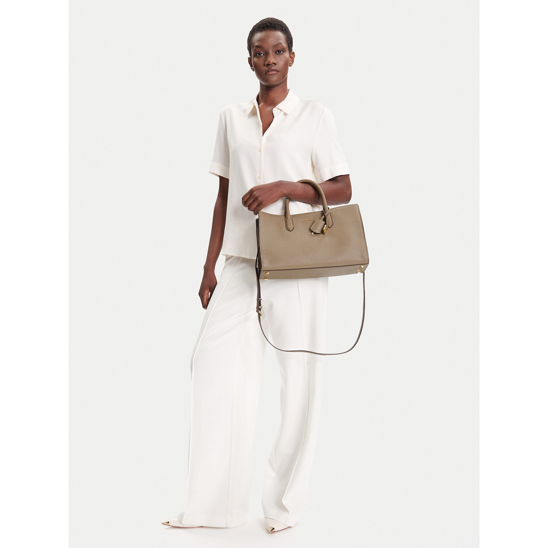 MICHAEL Michael Kors Torebka Scarlett 30F4GETS2L Beżowy