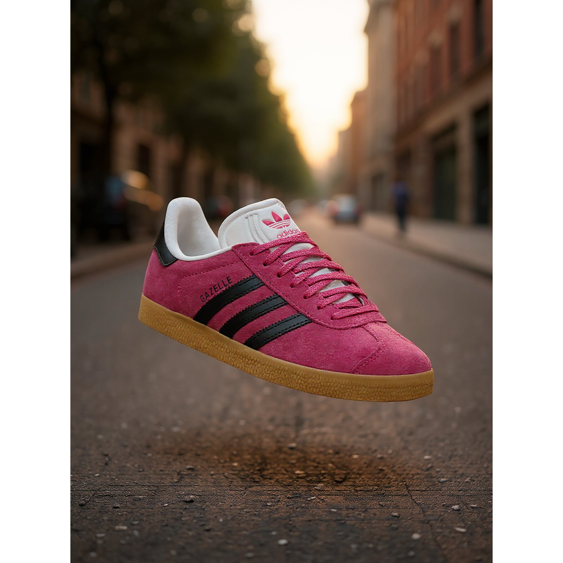 adidas Sneakersy Gazelle JS1382 Różowy