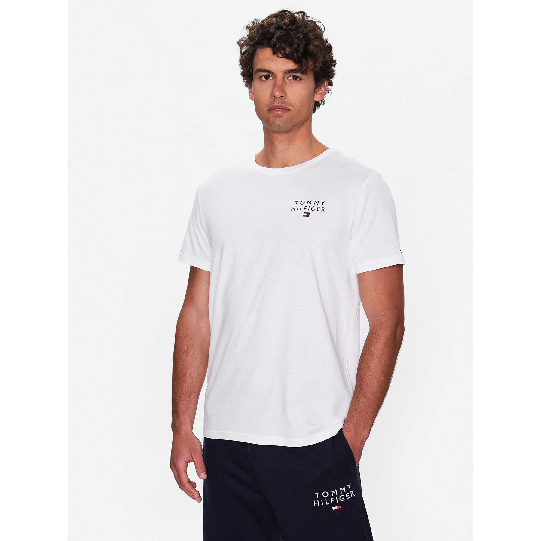 Tommy Hilfiger T-Shirt UM0UM02916 Biały Regular Fit