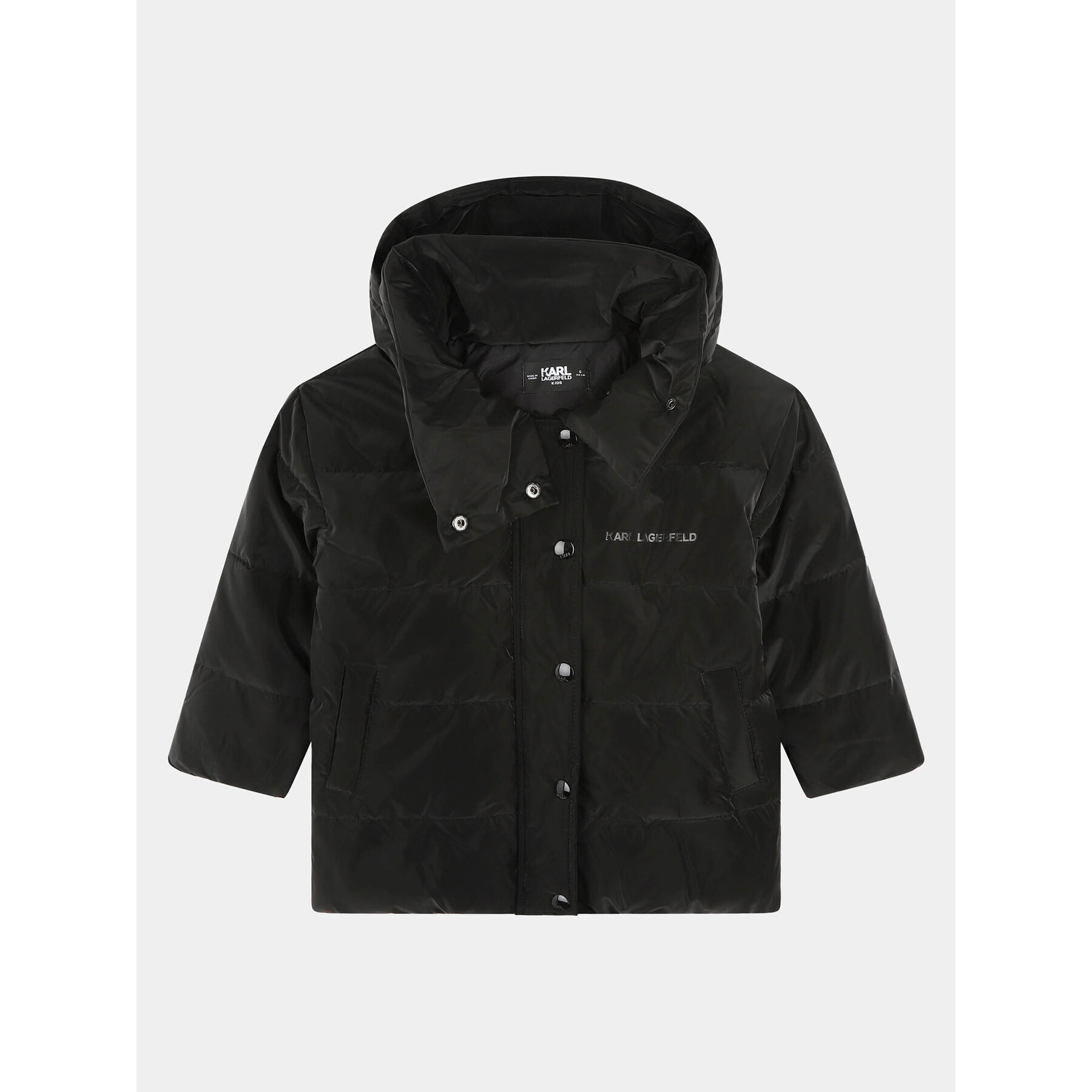 Karl Lagerfeld Kids Kurtka zimowa Z16164 S Czarny Regular Fit