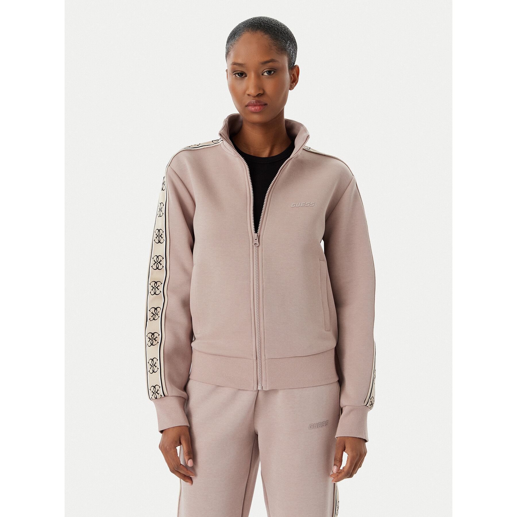 Guess Bluza Britney V2YQ16 KB3P2 Różowy Regular Fit