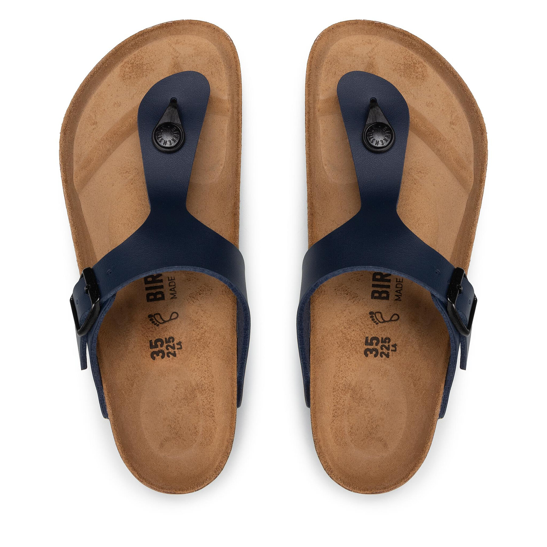 Birkenstock Japonki Gizeh 0143621 Granatowy