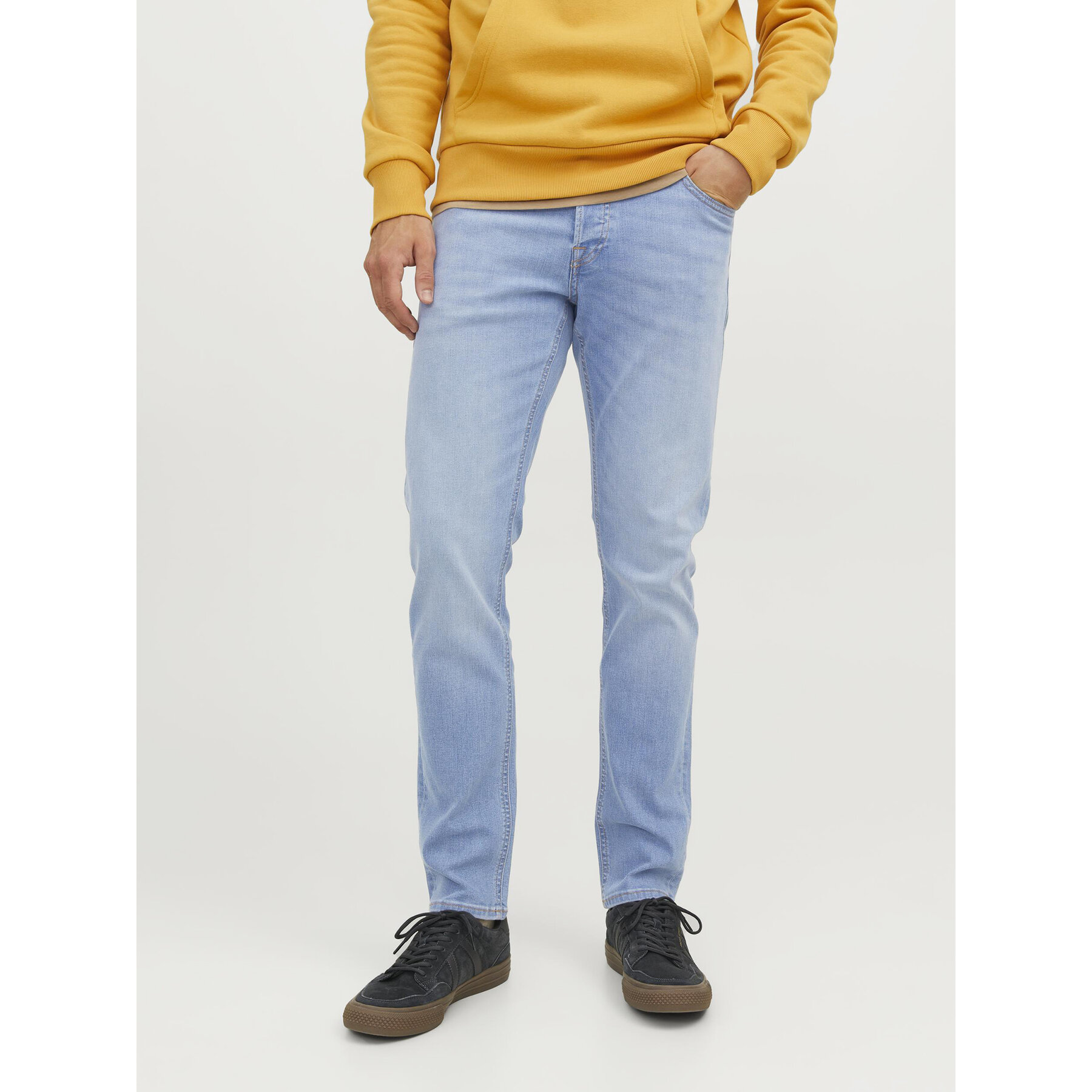 Jack & Jones Jeansy Glenn 12243593 Niebieski Slim Fit