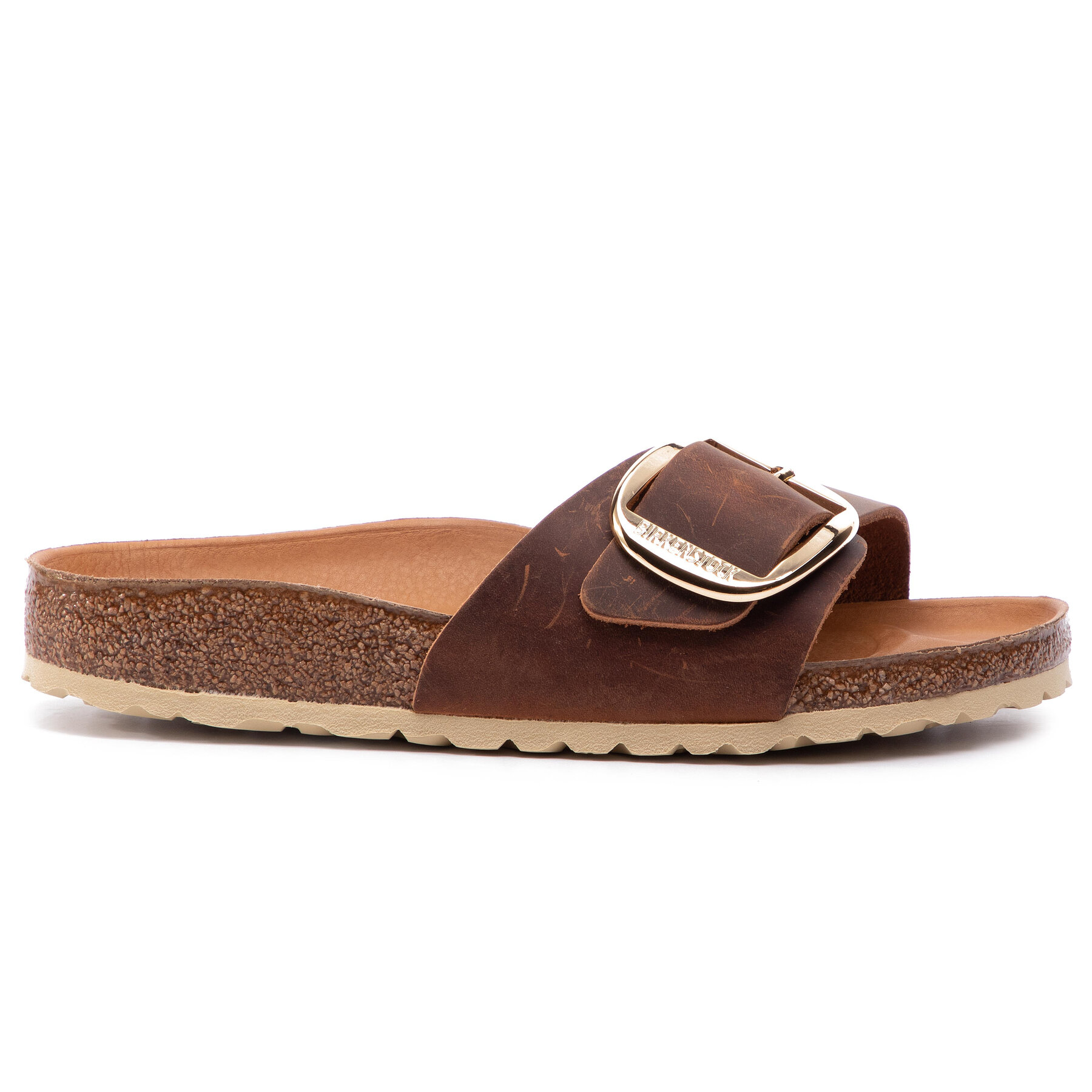 Birkenstock Klapki Madrid Big Buckle 1006525 Brązowy