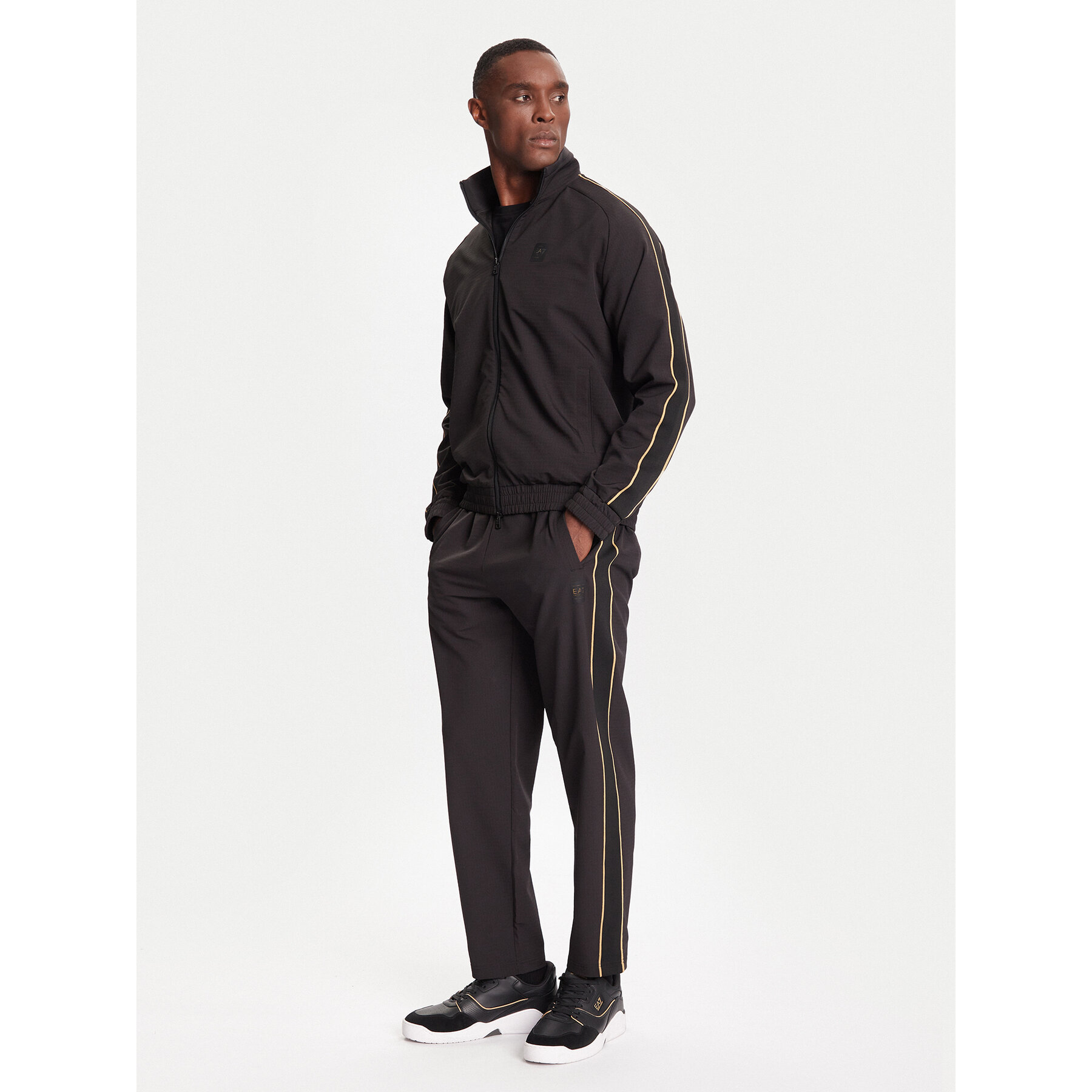 EA7 Emporio Armani Dres 7M000785 AF16945 UC001 Czarny Modern Fit