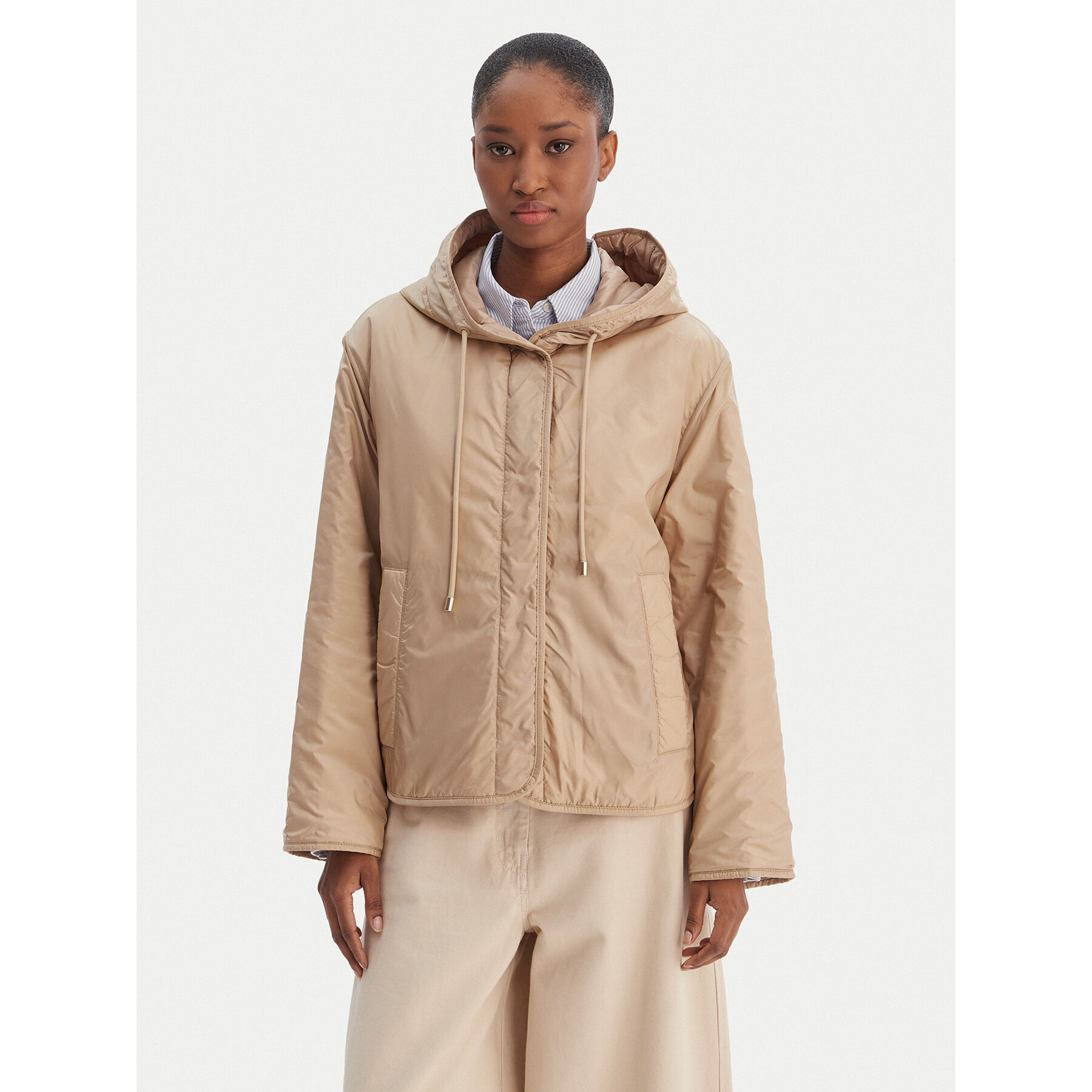 Weekend Max Mara Kurtka przejściowa Agreste 2615481041 Beżowy Regular Fit