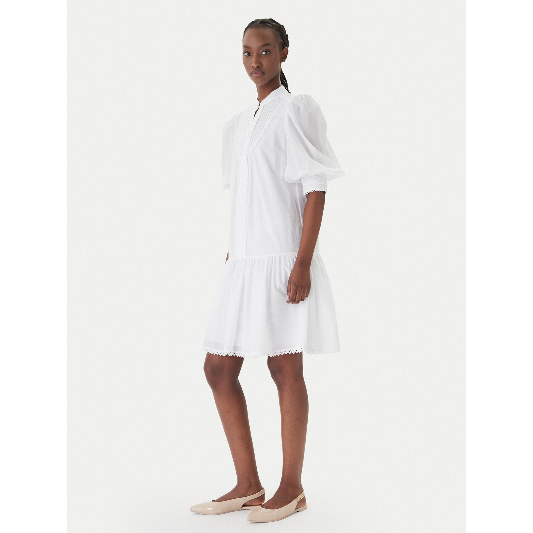JOOP! Sukienka codzienna Dido 30102116 Biały Regular Fit