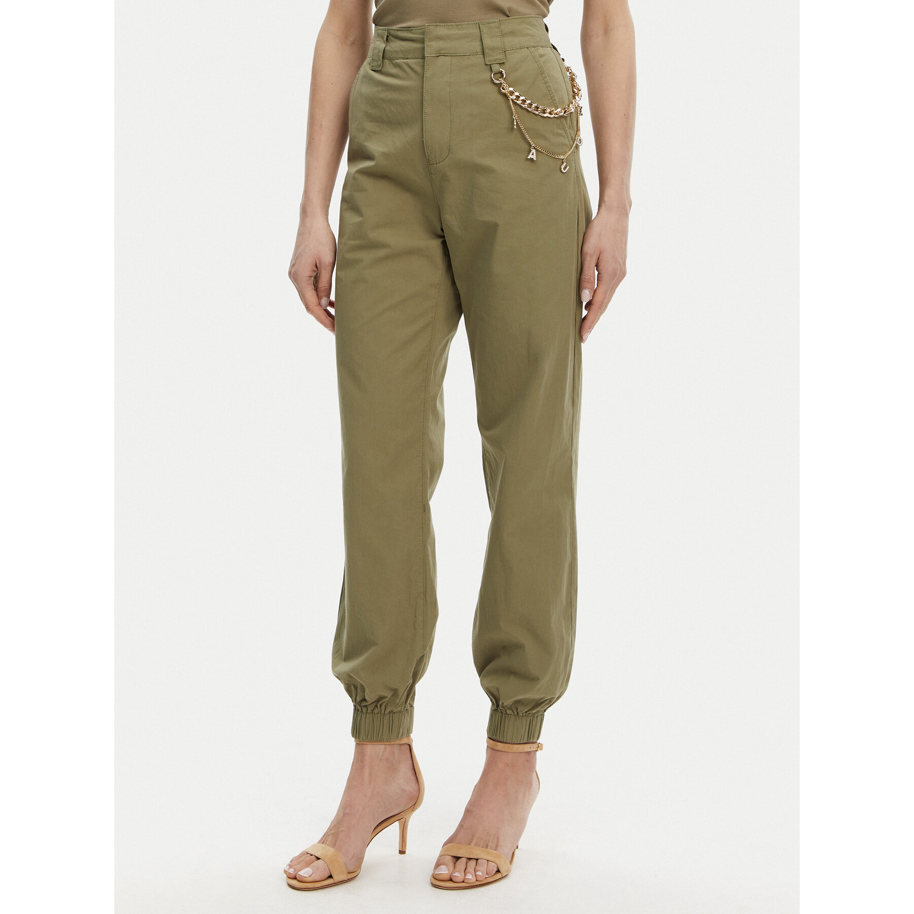 Gaudi Joggery 511BD25027 Zielony Regular Fit