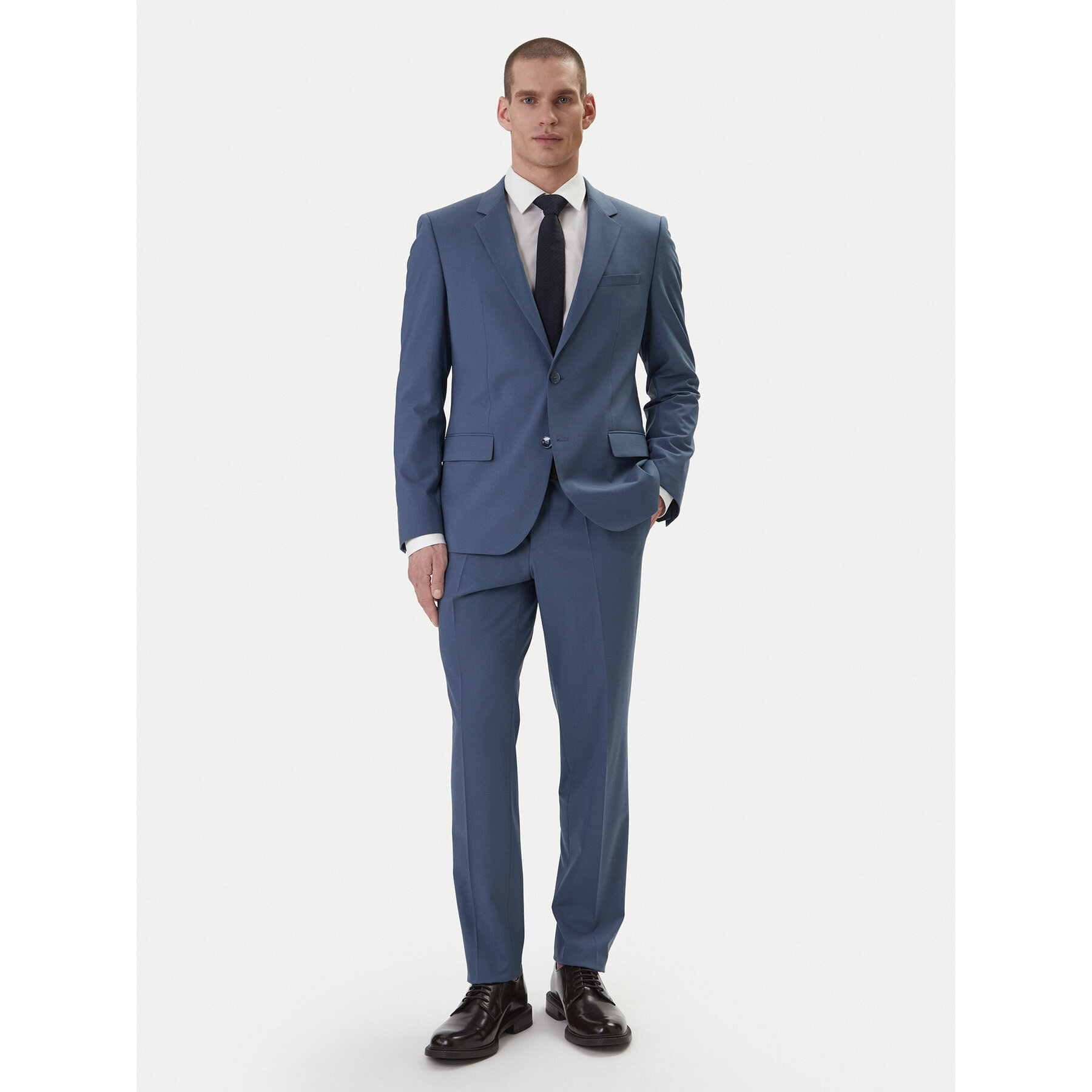 HUGO Garnitur Henry/Getlin232X 50547345 Niebieski Slim Fit