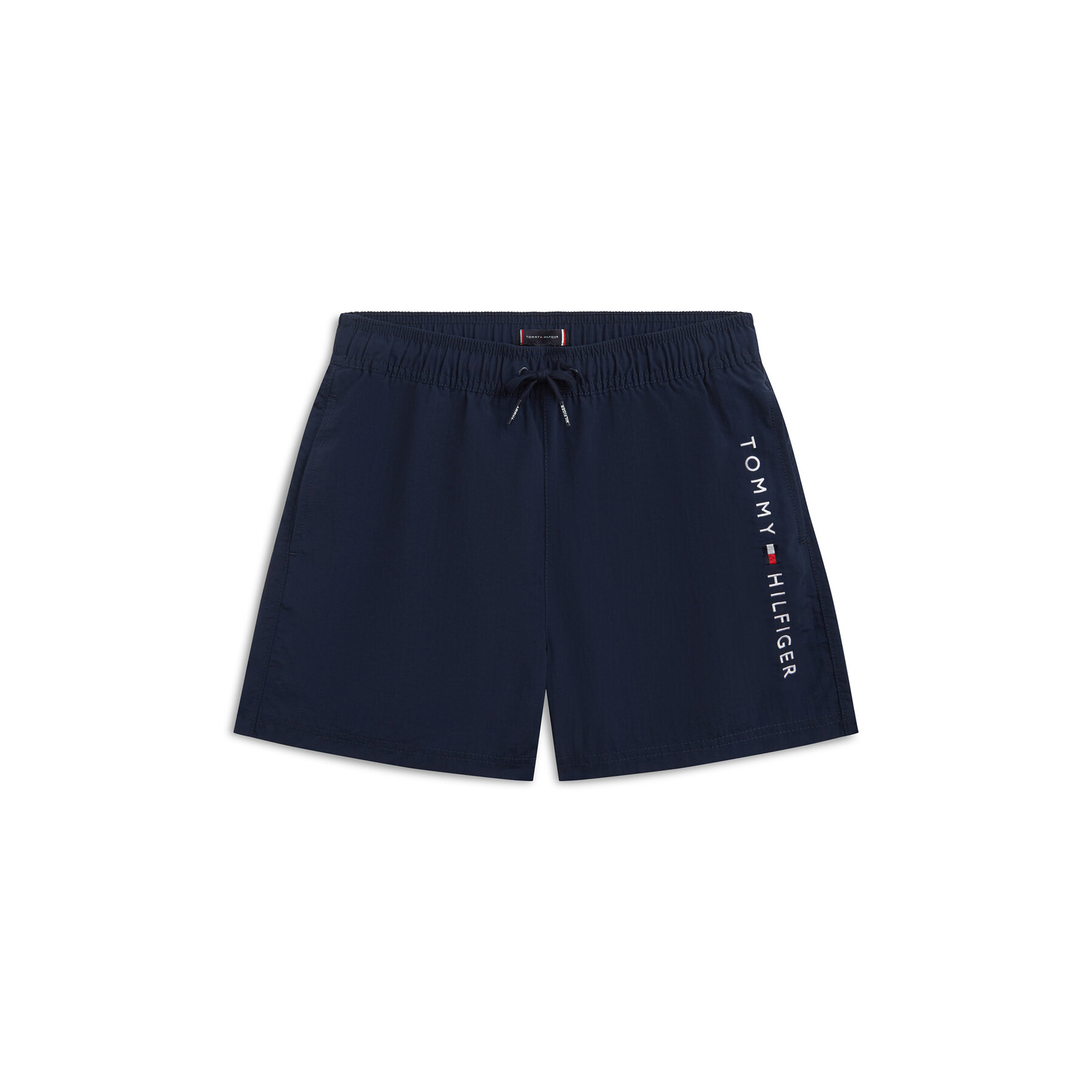 Tommy Hilfiger Szorty kąpielowe Original Logo Embroidery UB0UB00589 Granatowy Regular Fit