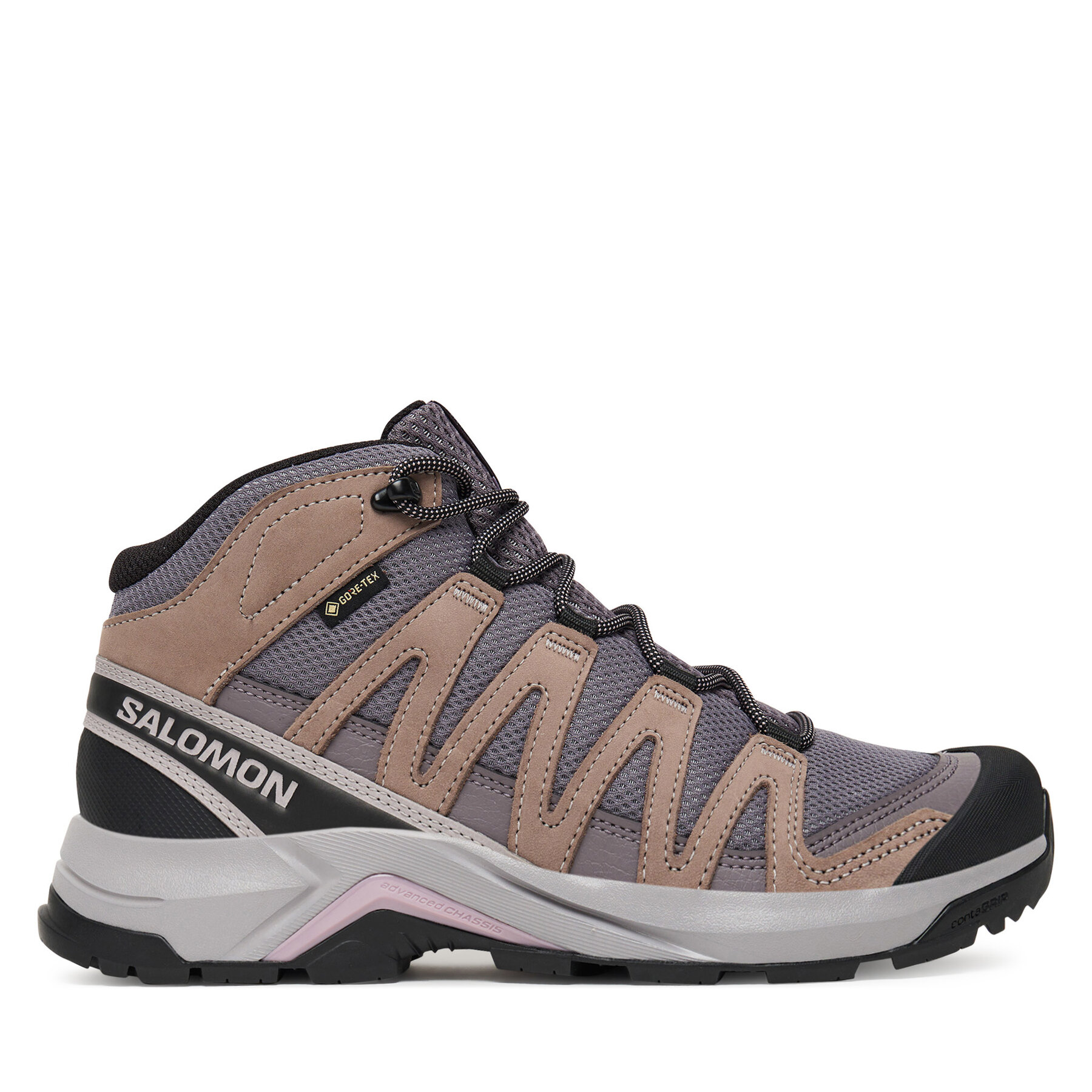 Salomon Trekkingi X-Adventure Recon Mid Gore-Tex L47753400 Fioletowy