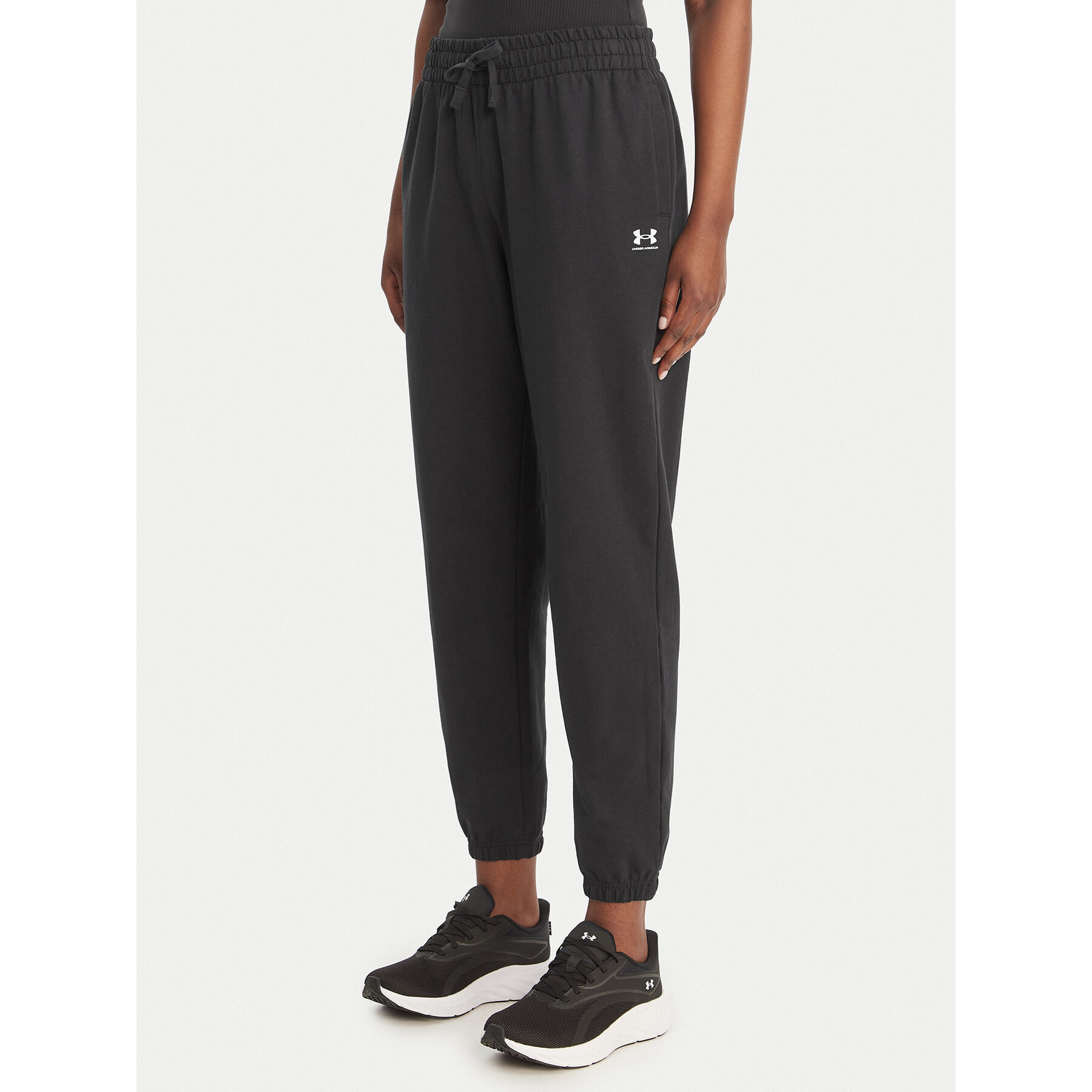 Under Armour Spodnie dresowe Sport Terry 6011020 Czarny Regular Fit