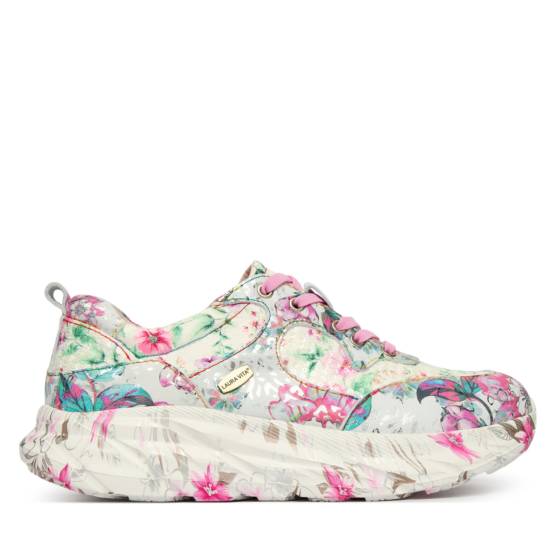 Laura Vita Sneakersy Sofiao 07 Różowy