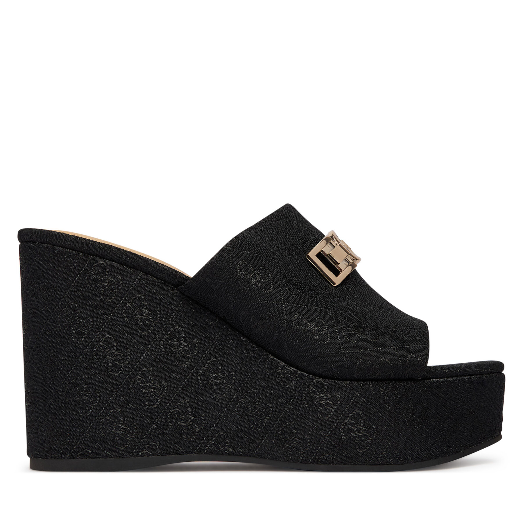 Guess Klapki FLJEVZ FAB04 Czarny