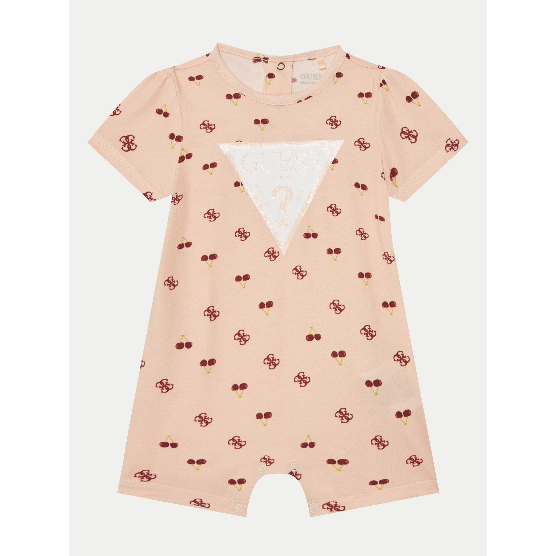 Guess Romper S5GG00 K6YW4 Czerwony Regular Fit