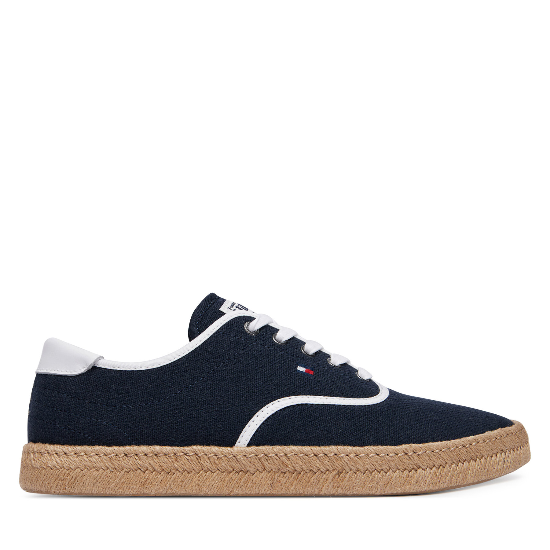 Tommy Hilfiger Espadryle Th Hi Vulc Core Jutte Canvas FM0FM05872 Granatowy