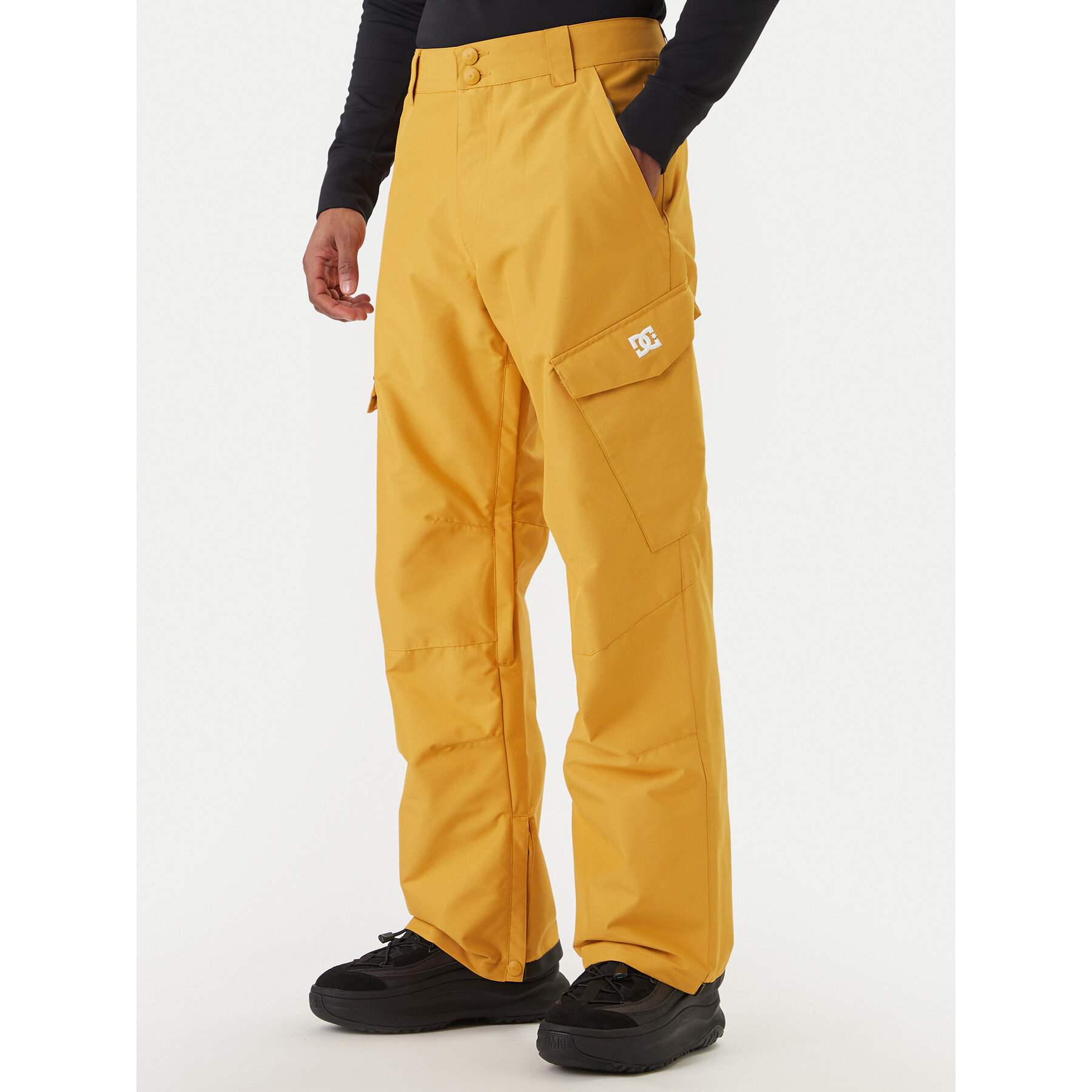 DC Shoes Spodnie snowboardowe Banshee ADYTP03042 Żółty Regular Fit