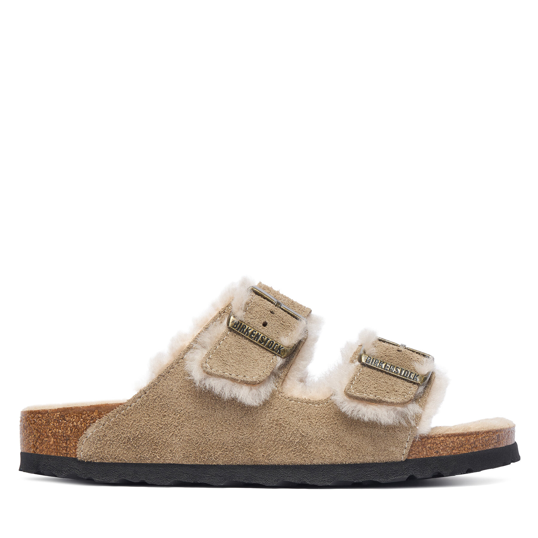 Birkenstock Klapki Arizona Shearling 1028293 Beżowy