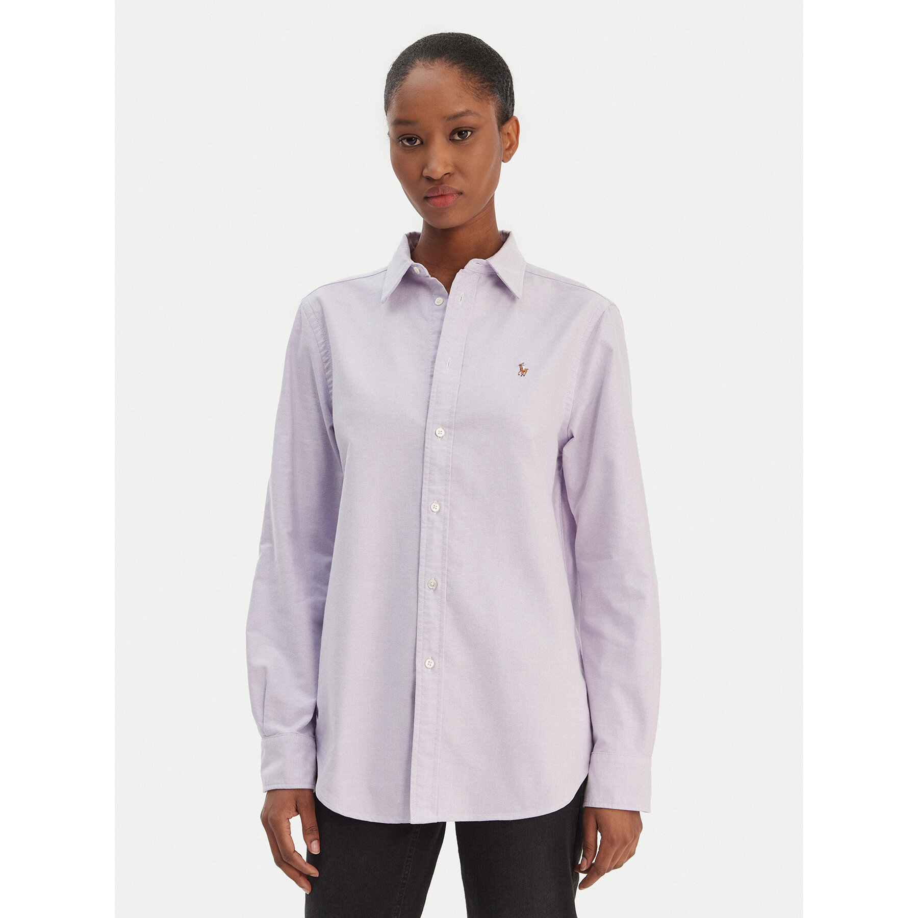 Polo Ralph Lauren Koszula 211970736506 Fioletowy Relaxed Fit