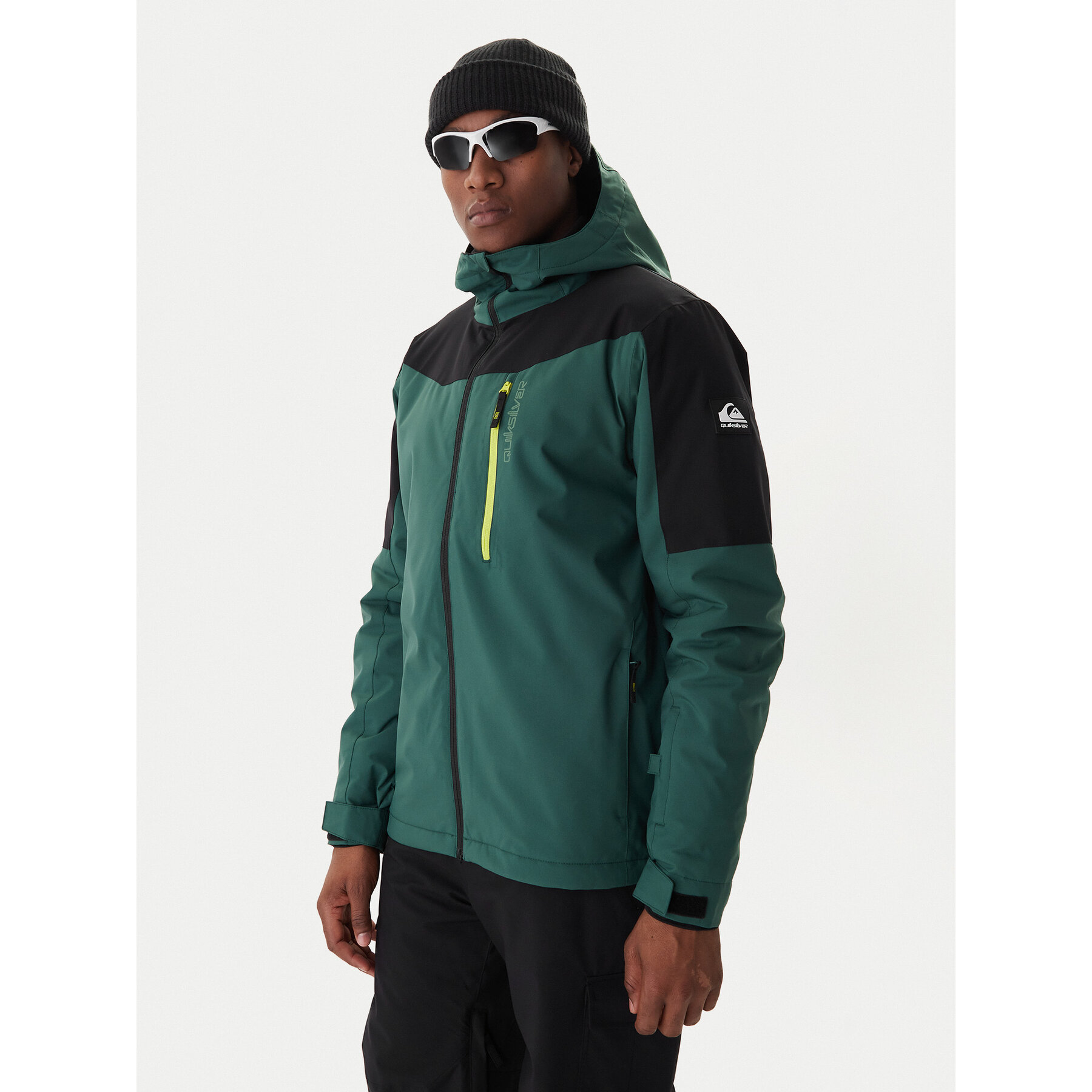 Quiksilver Kurtka snowboardowa Titano EQYTJ03513 Zielony Slim Fit