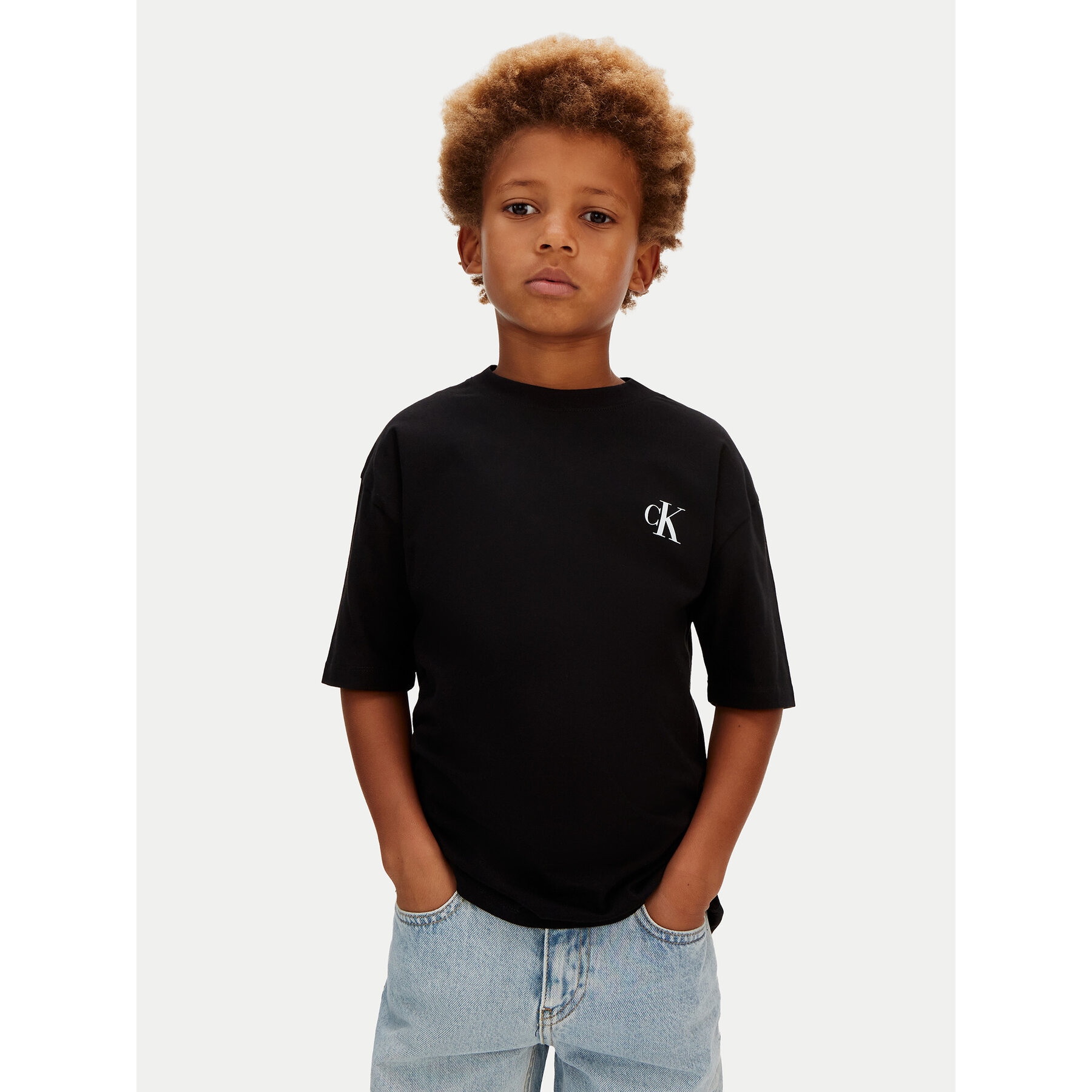 Calvin Klein Jeans T-Shirt Bridge LVCKSJA05B Czarny Regular Fit