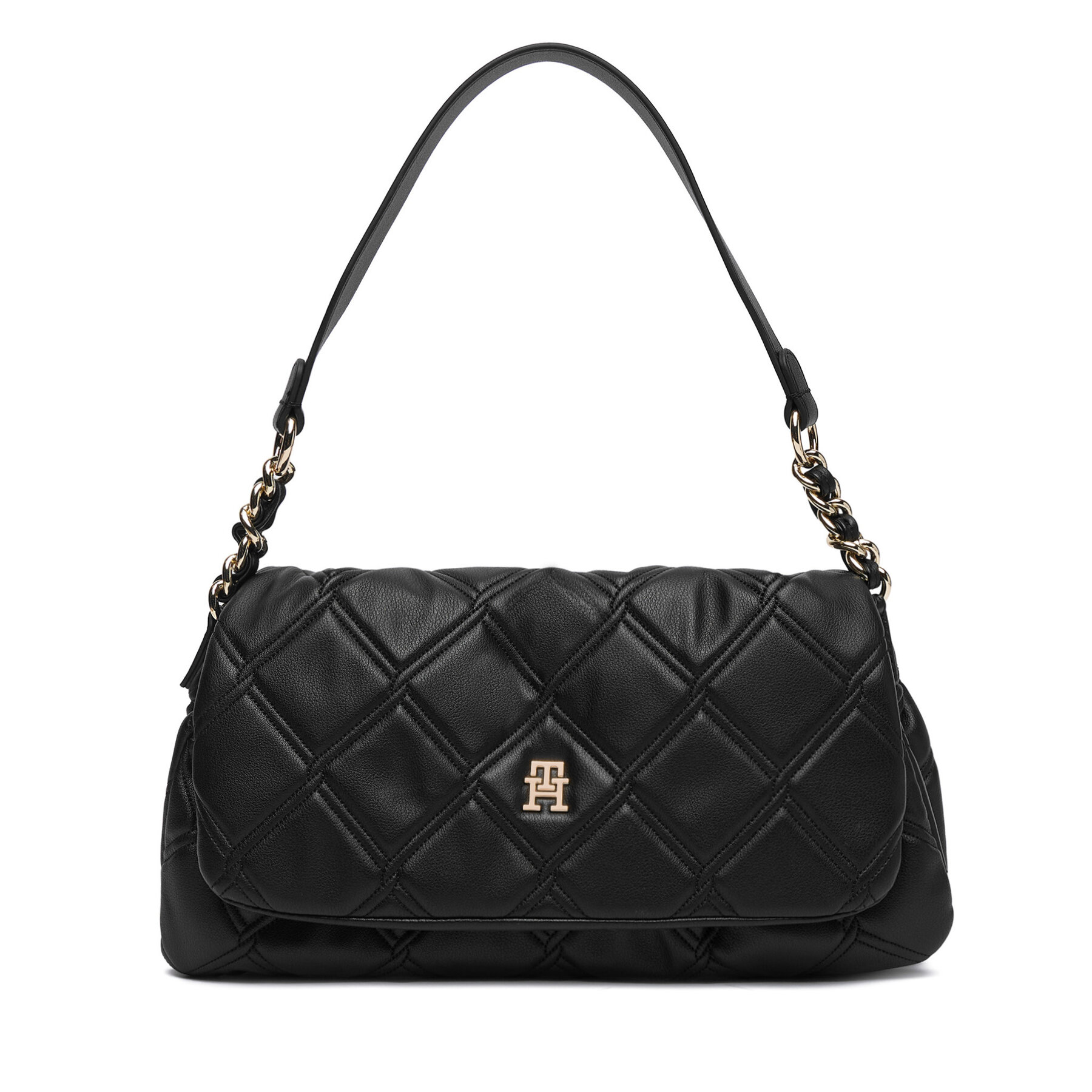 Tommy Hilfiger Torebka Th Feminine Shoulder Bag AW0AW18717 Czarny