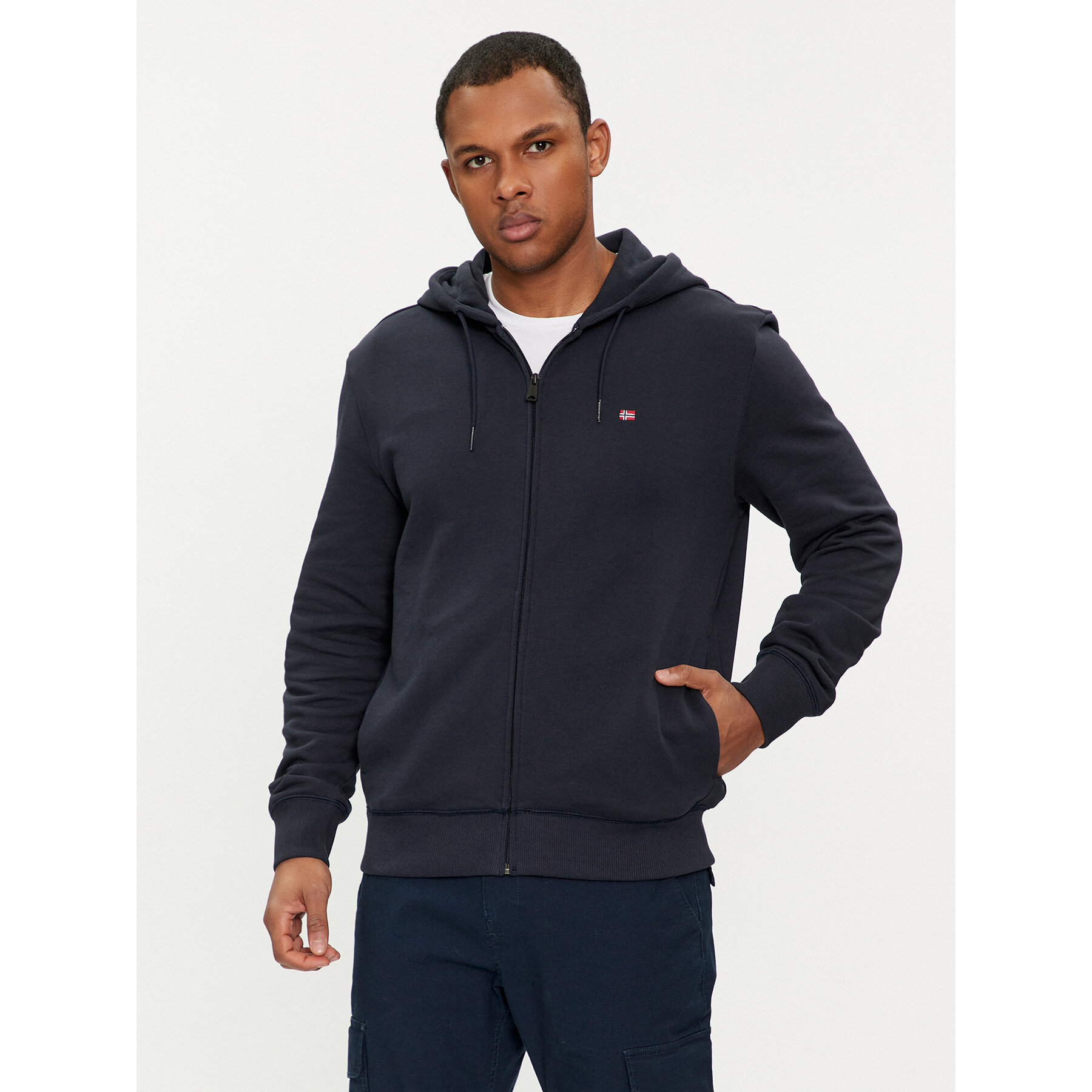 Napapijri Bluza Balis NP0A4HHV Granatowy Regular Fit