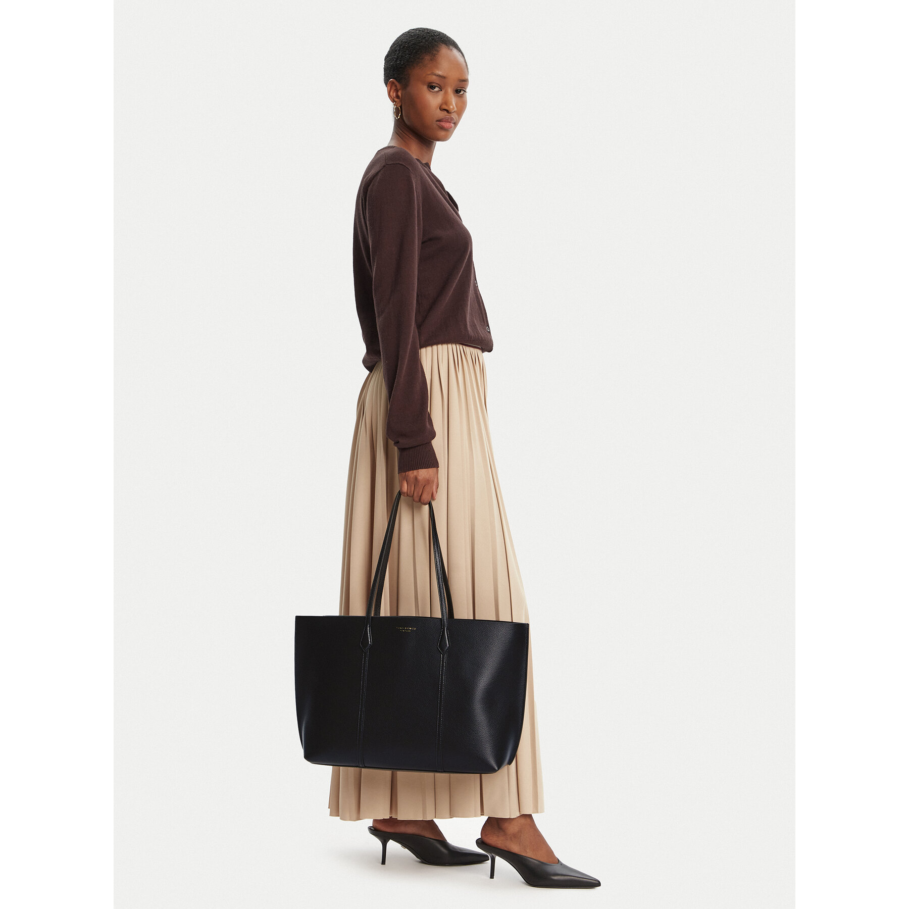 Tory Burch Torebka Perry Tote 169476 Czarny