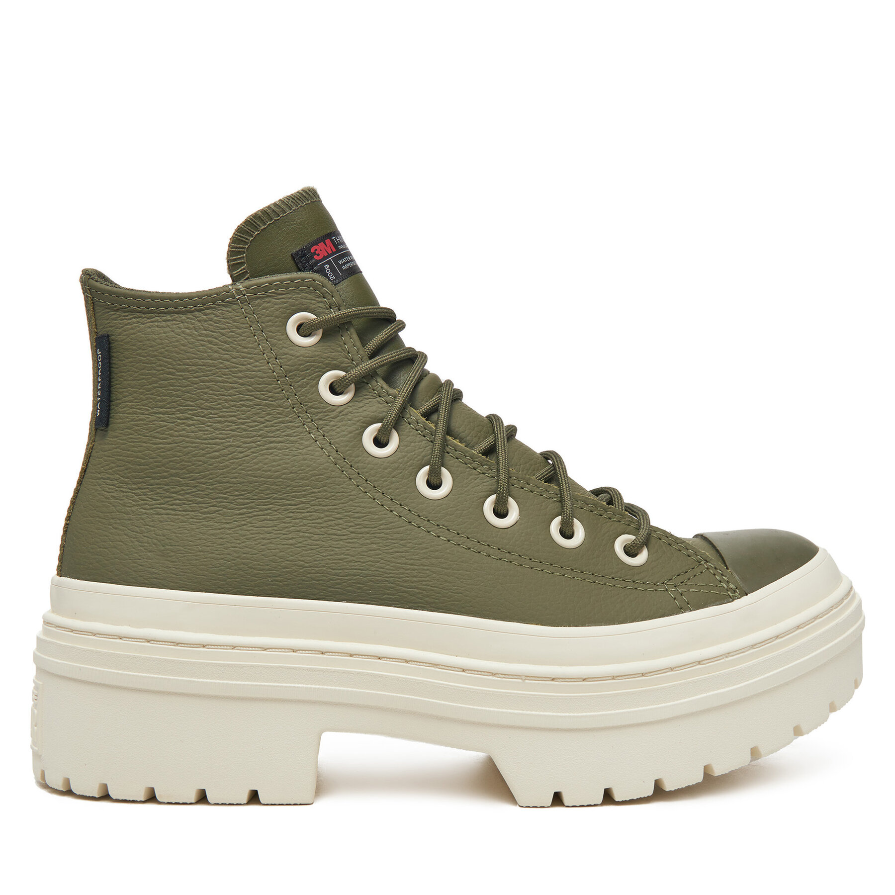 Converse Trampki Chuck Taylor All Star Lugged Heel Platform Waterproof A11163C 306 Zielony