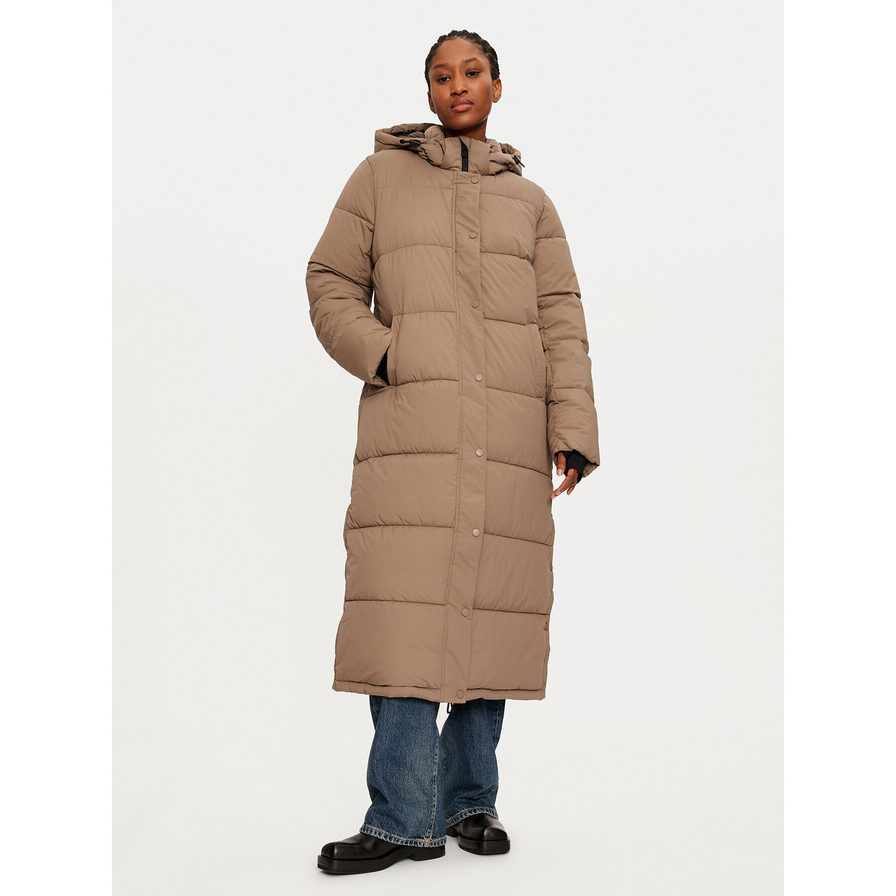 ONLY Kurtka zimowa 15287913 Brązowy Regular Fit