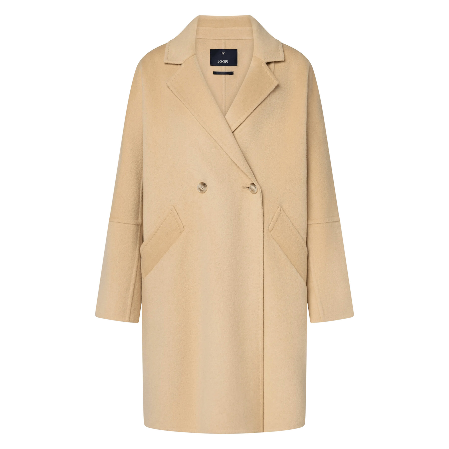 JOOP! Płaszcz wełniany 263C32Corina 30103371 Beżowy Regular Fit