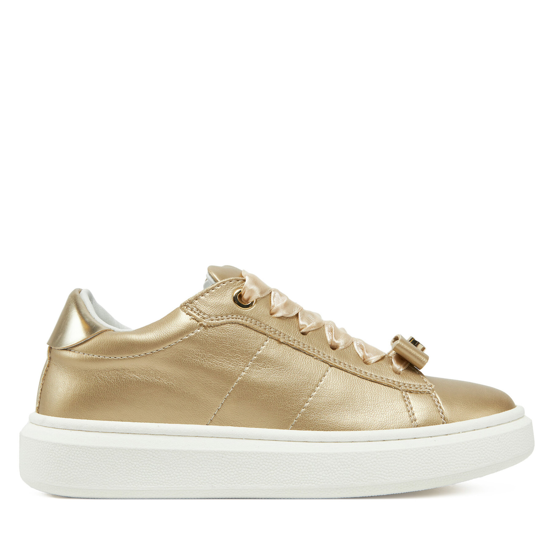 Calvin Klein Jeans Sneakersy Low Cut Lace-Up Sneaker V4A9-83046-1322 M Złoty