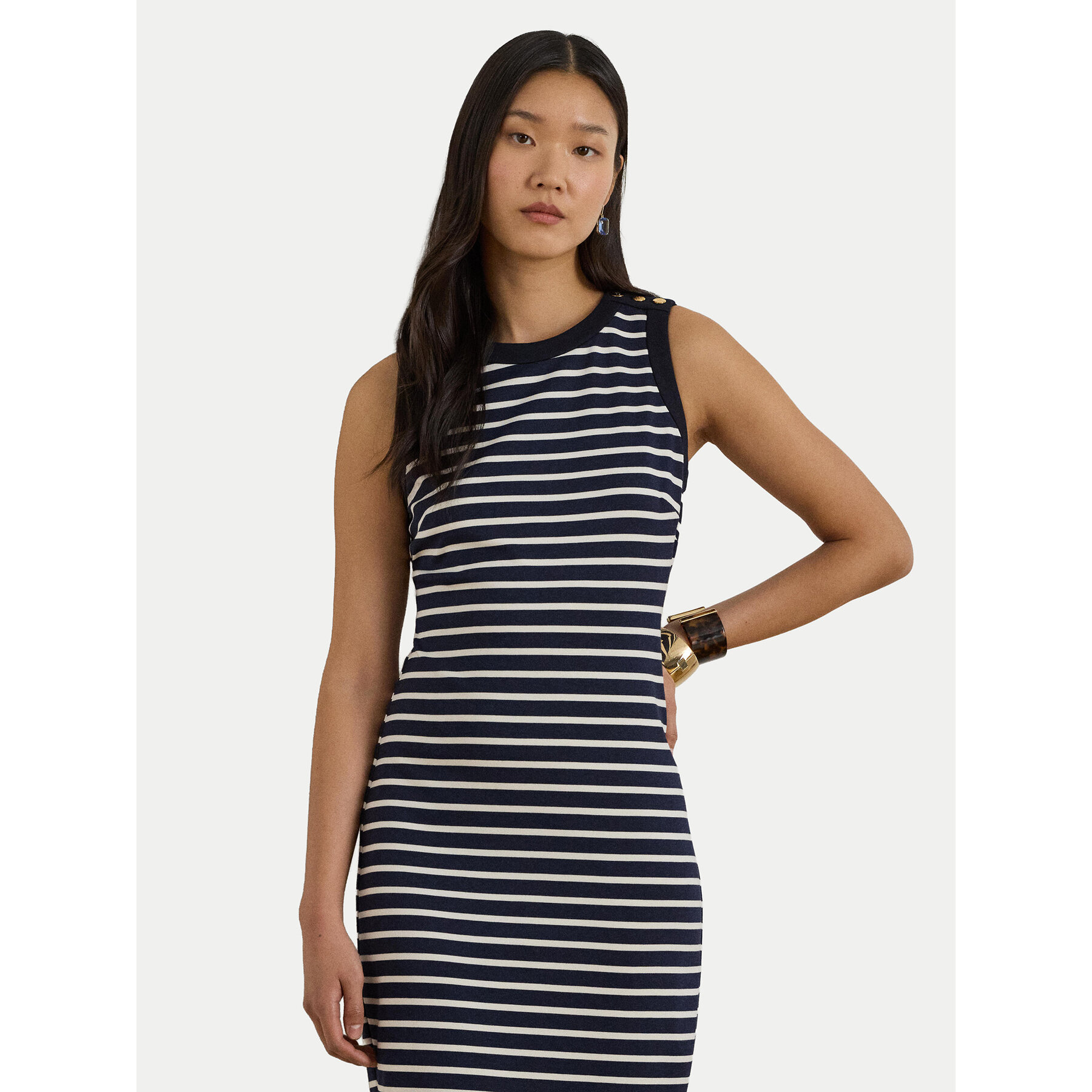 LAUREN RALPH LAUREN Sukienka codzienna 200P09091001 Granatowy Slim Fit