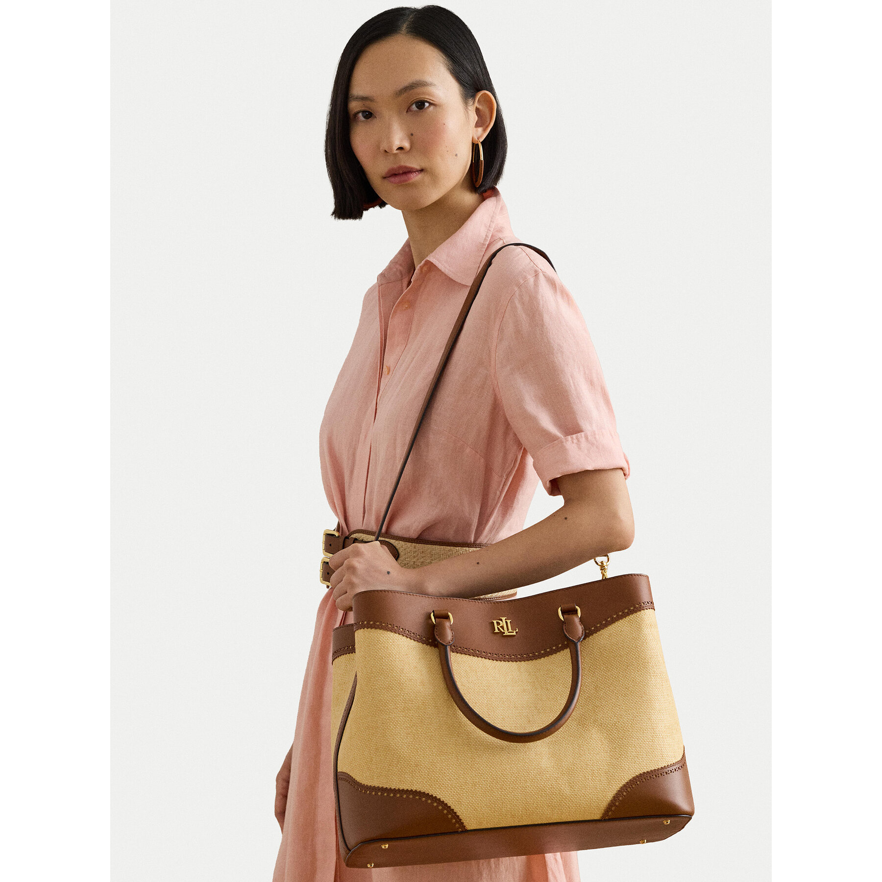 LAUREN RALPH LAUREN Torebka 431966776005 Beżowy
