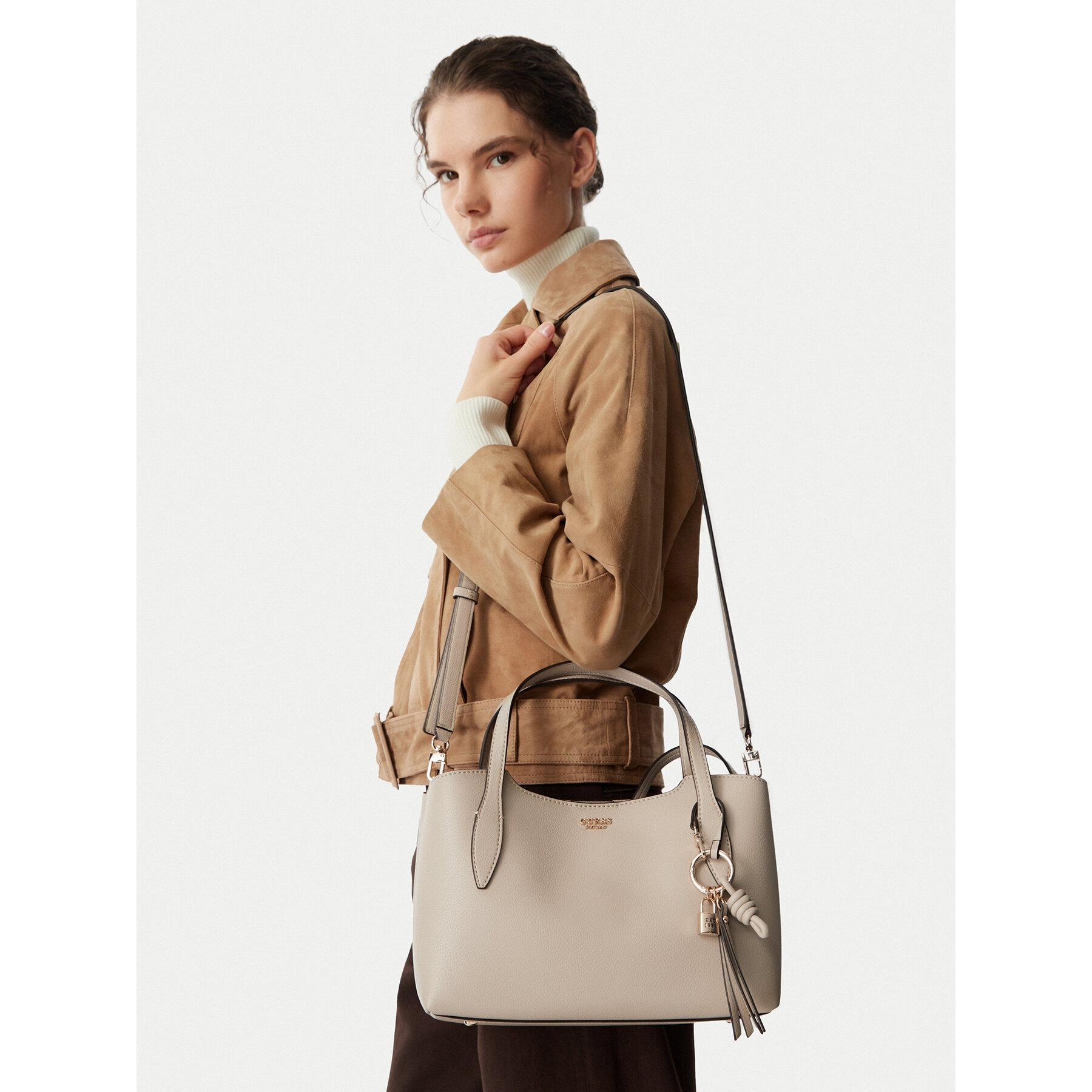 Guess Torebka HWBG97 35060 Beżowy jasny