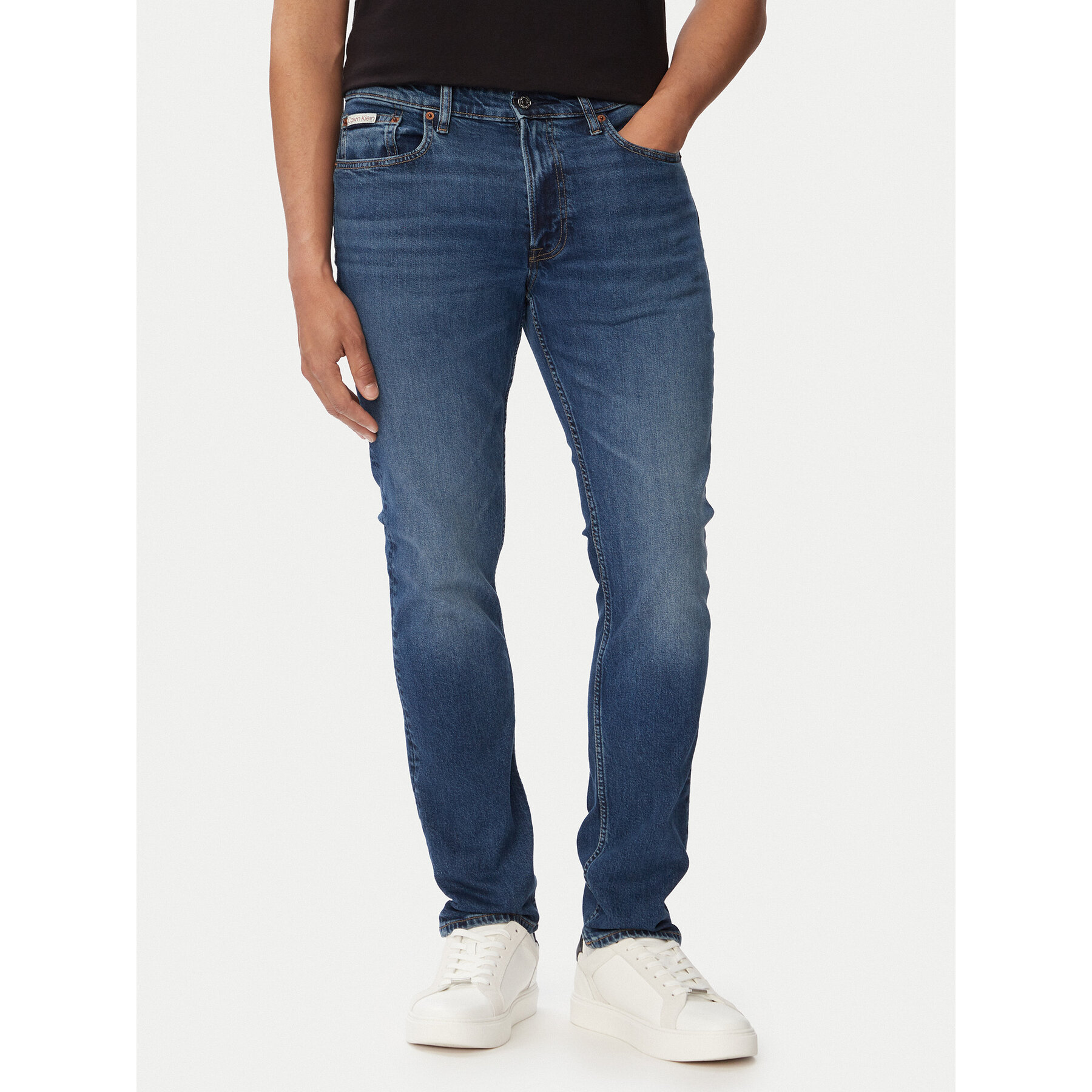 Calvin Klein Jeans Jeansy Slim Hampton Jean LV04RB735G Niebieski Slim Fit