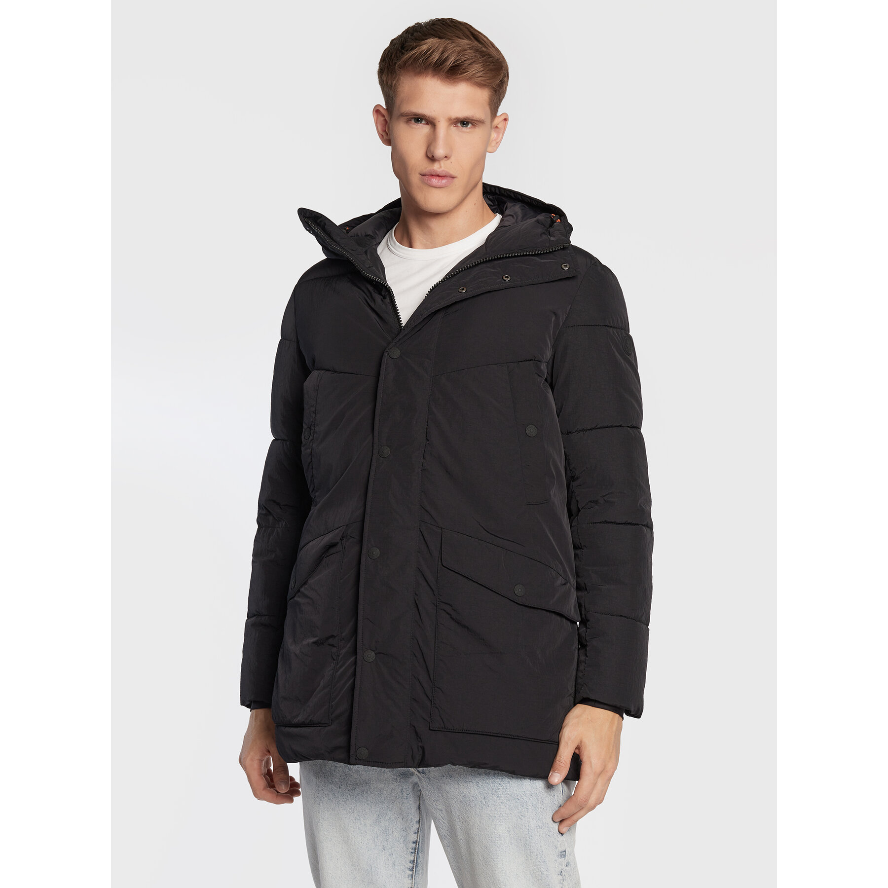 Save The Duck Kurtka zimowa D40786M NICK15 Czarny Regular Fit