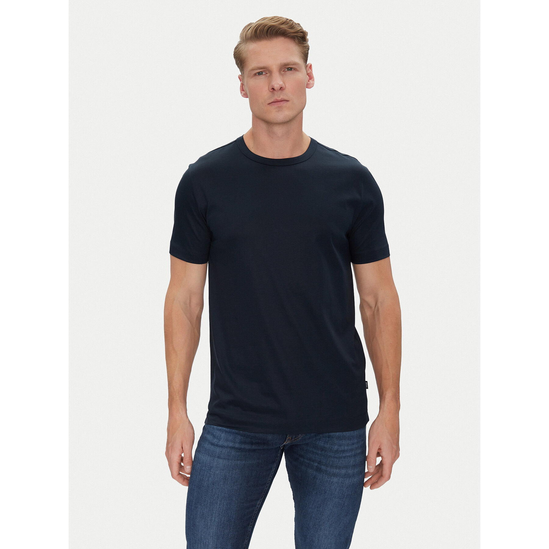 BOSS T-Shirt Thompson 50 50513674 Granatowy Regular Fit