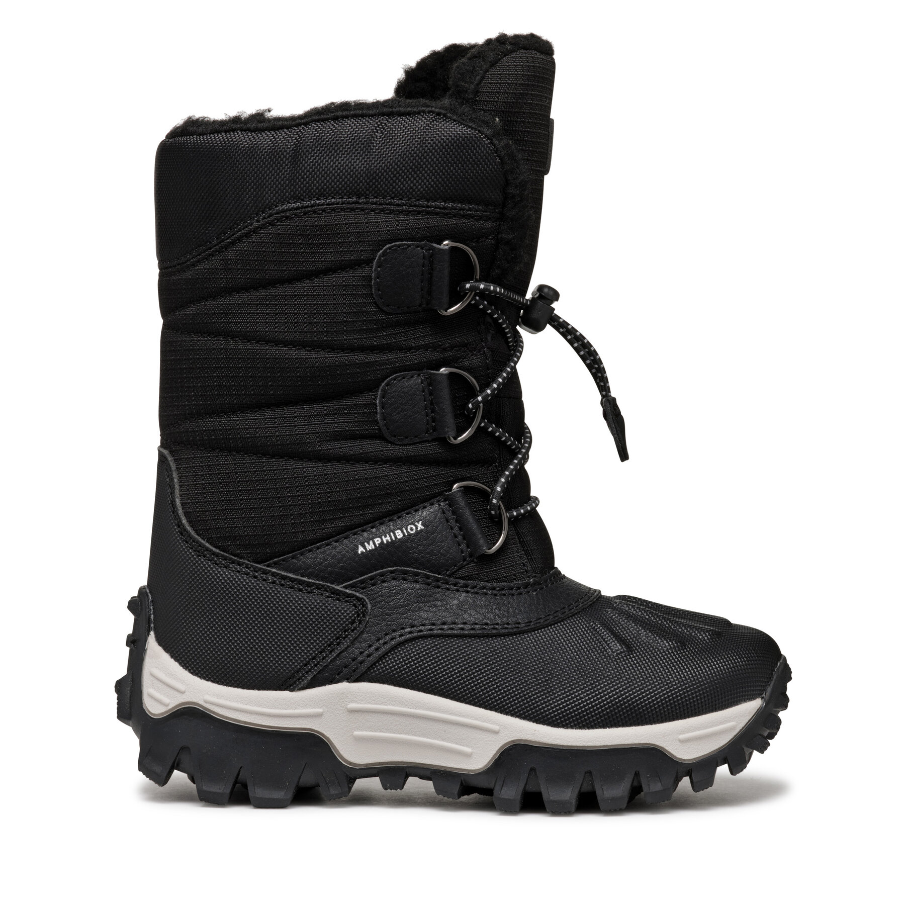 Geox Śniegowce J Himalaya Boy B Abx J46FRA 0FU50 C9999 S Czarny
