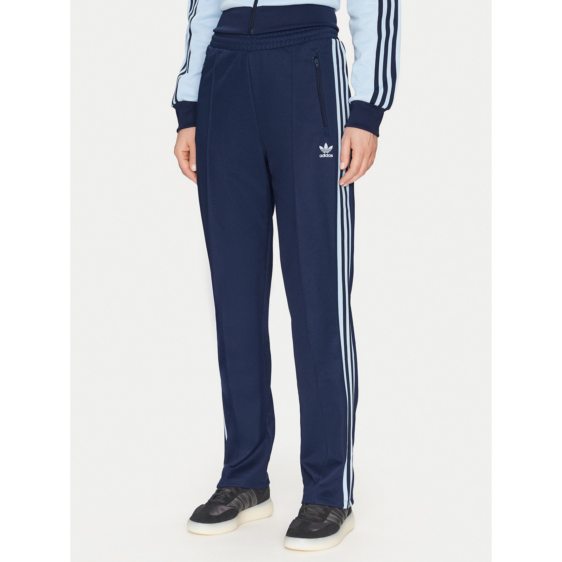 adidas Spodnie dresowe Beckenbauer JC5793 Granatowy Regular Fit