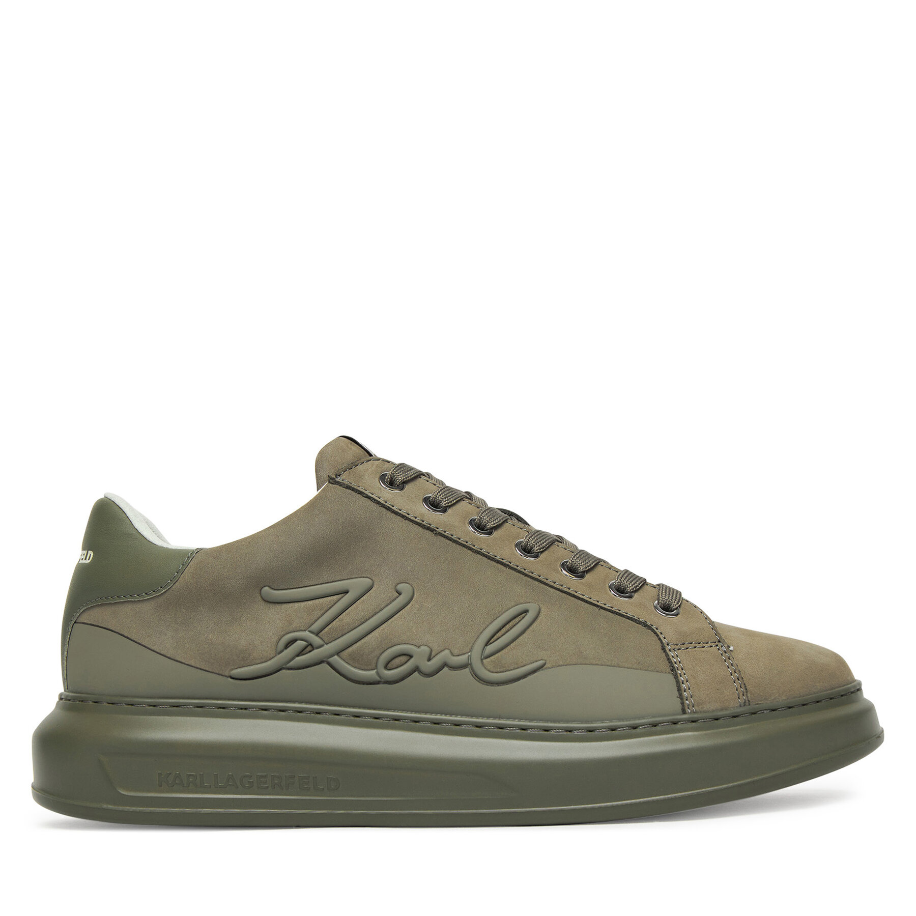 KARL LAGERFELD Sneakersy Kapri KL52542F Khaki