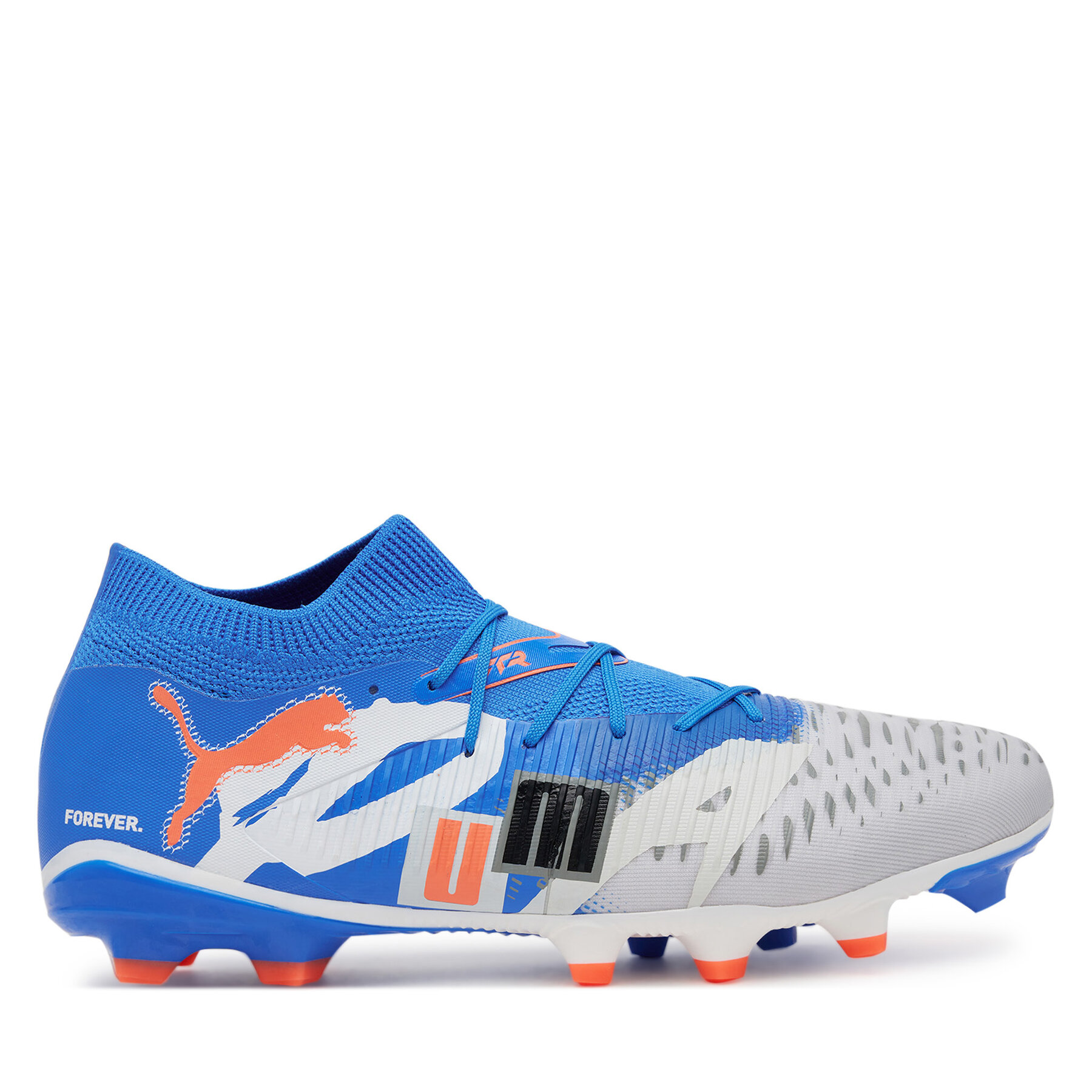 Puma Buty do piłki nożnej Future 8 Match Forever Fg/Ag 108423 01 Niebieski