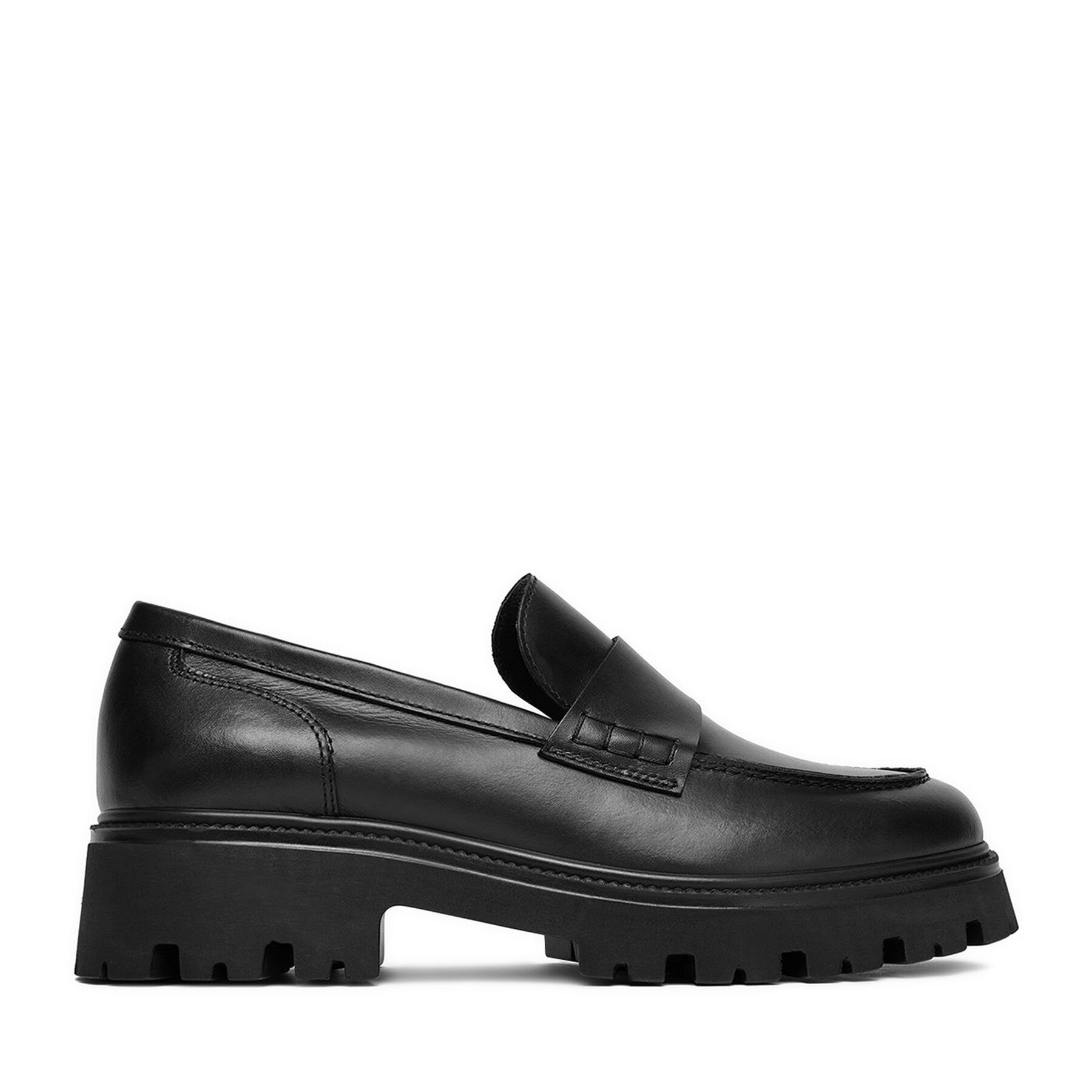 Badura Loafersy C-AYA-25050PBA Czarny