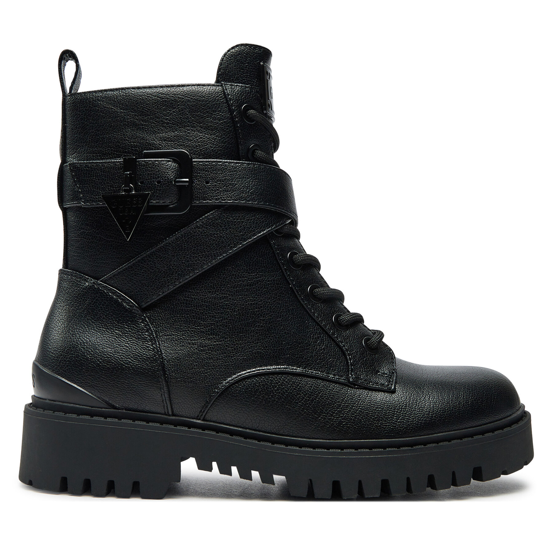 Guess Trapery Olsy FLFOLS ELE10 Czarny