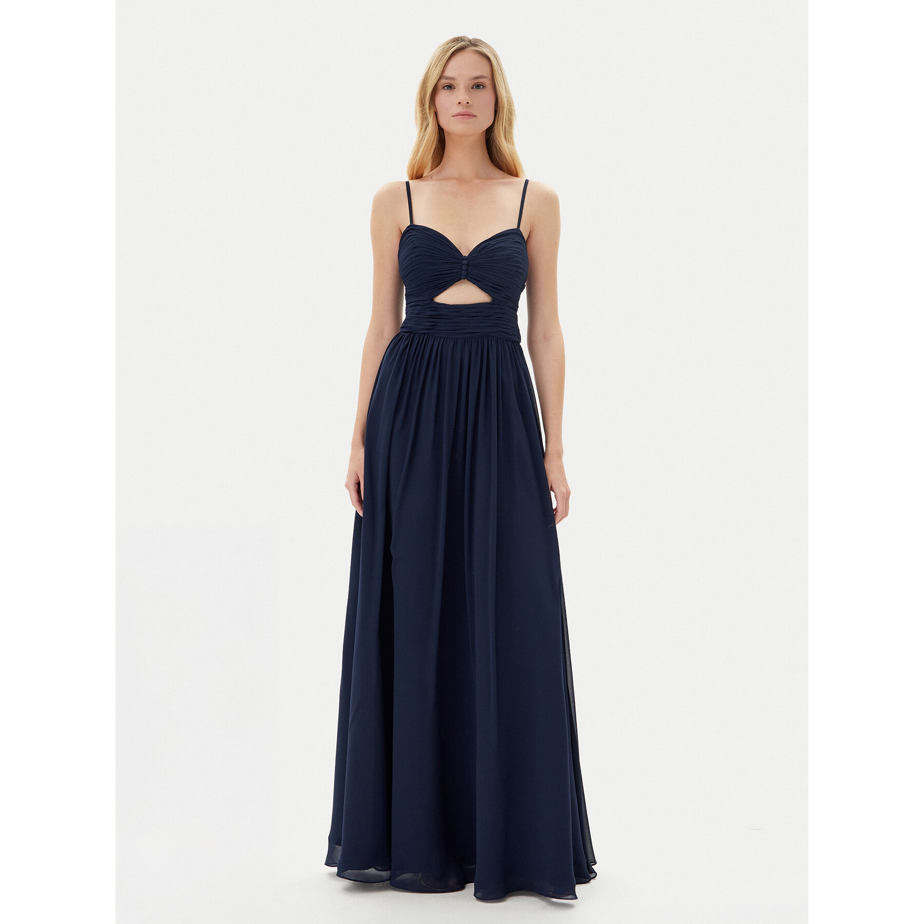 Hey Kyla Sukienka wieczorowa 5AH025HK Granatowy Slim Fit