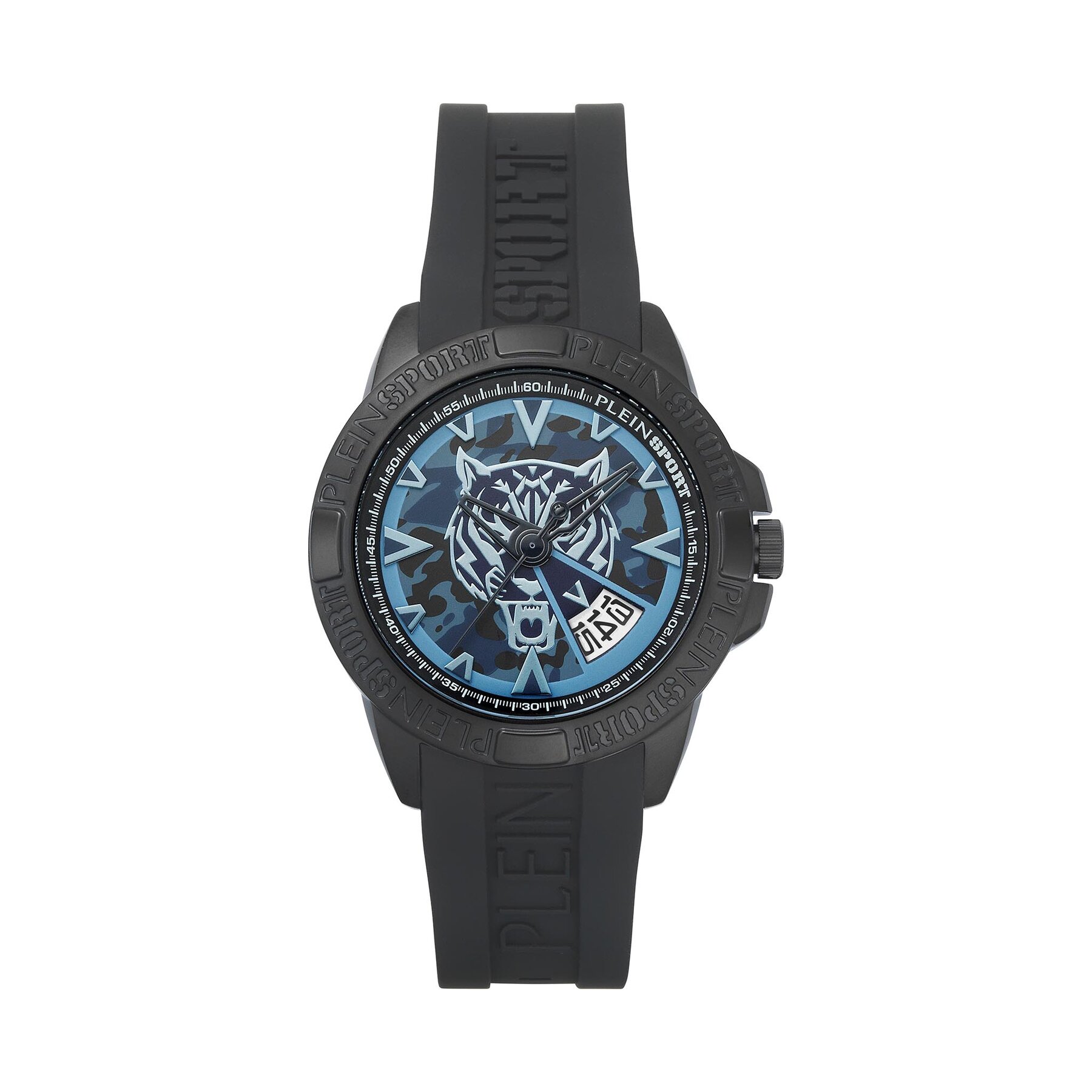 Plein Sport Zegarek Touchdown Camo PSFBA0523 Czarny